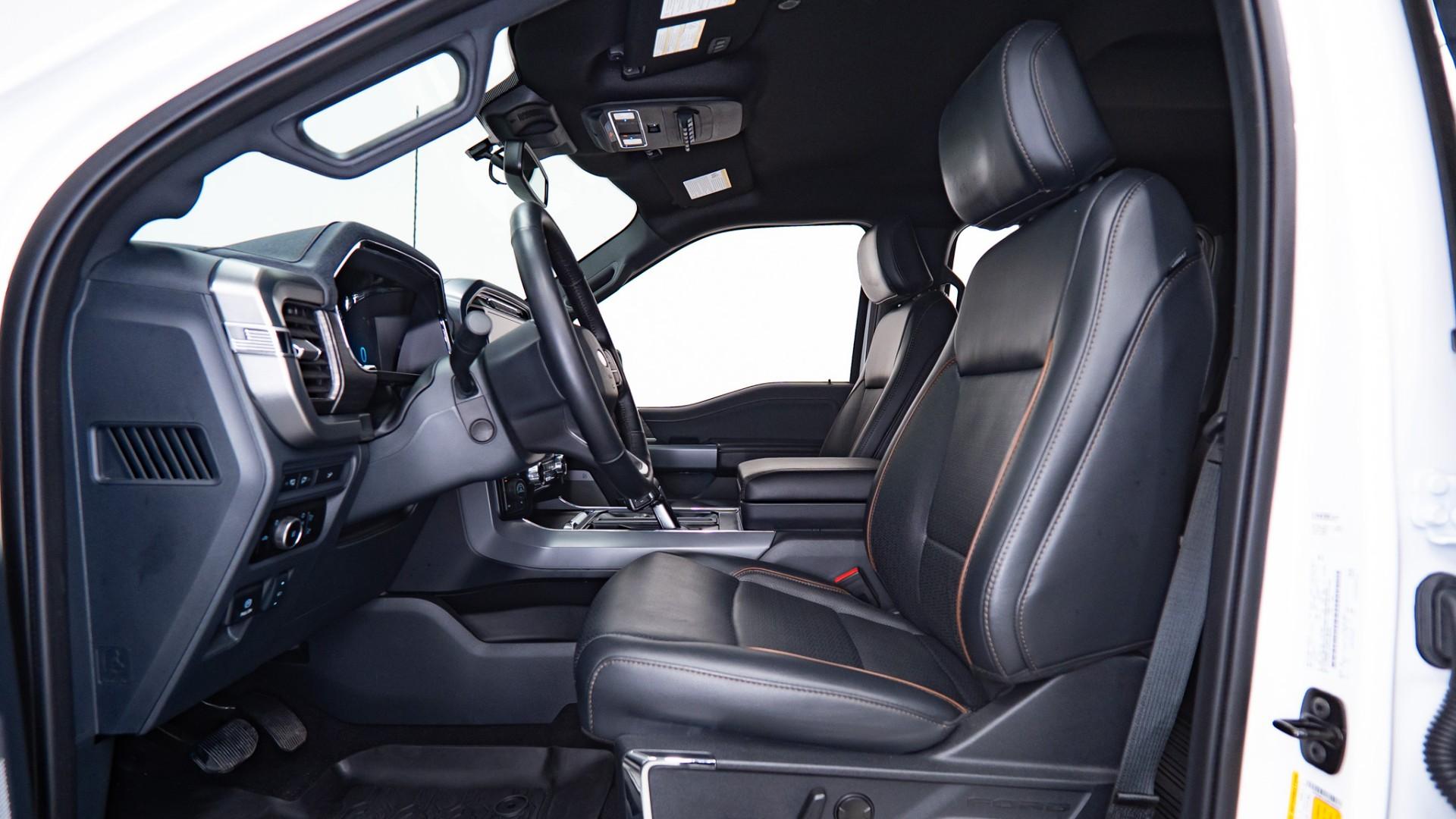 2024 FORD F-150 LARIAT in White, photo 25 of 43