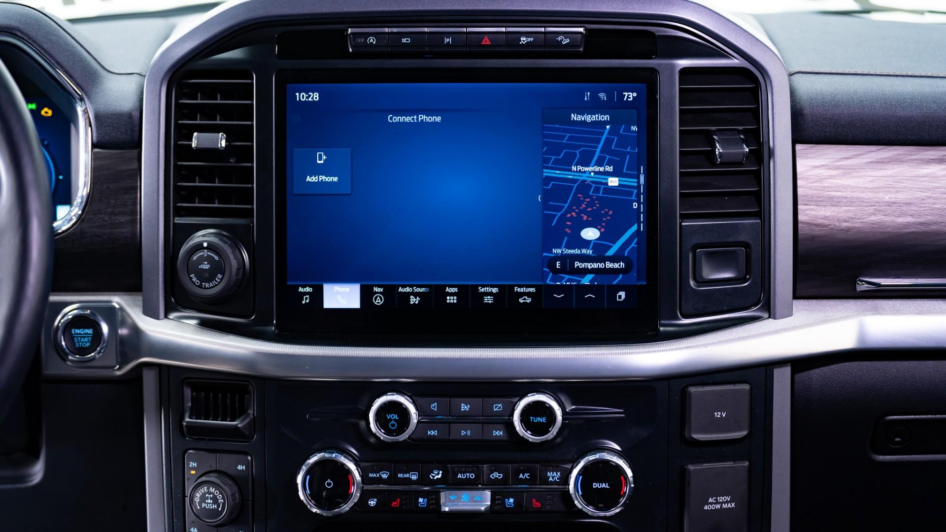 2024 FORD F-150 LARIAT in White, photo 30 of 43