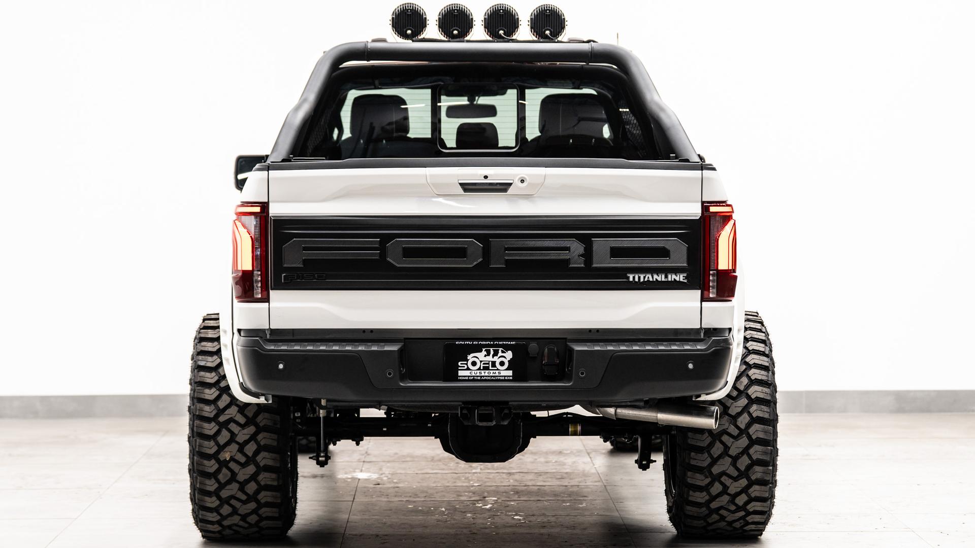 2024 FORD F-150 LARIAT in White, photo 8 of 43