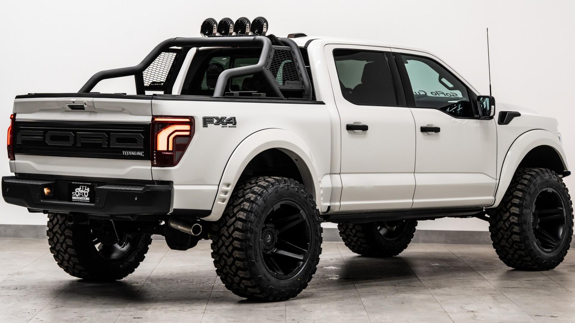 2024 FORD F-150 LARIAT in White, photo 7 of 43