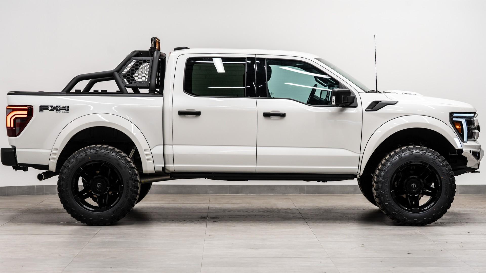 2024 FORD F-150 LARIAT in White, photo 6 of 43
