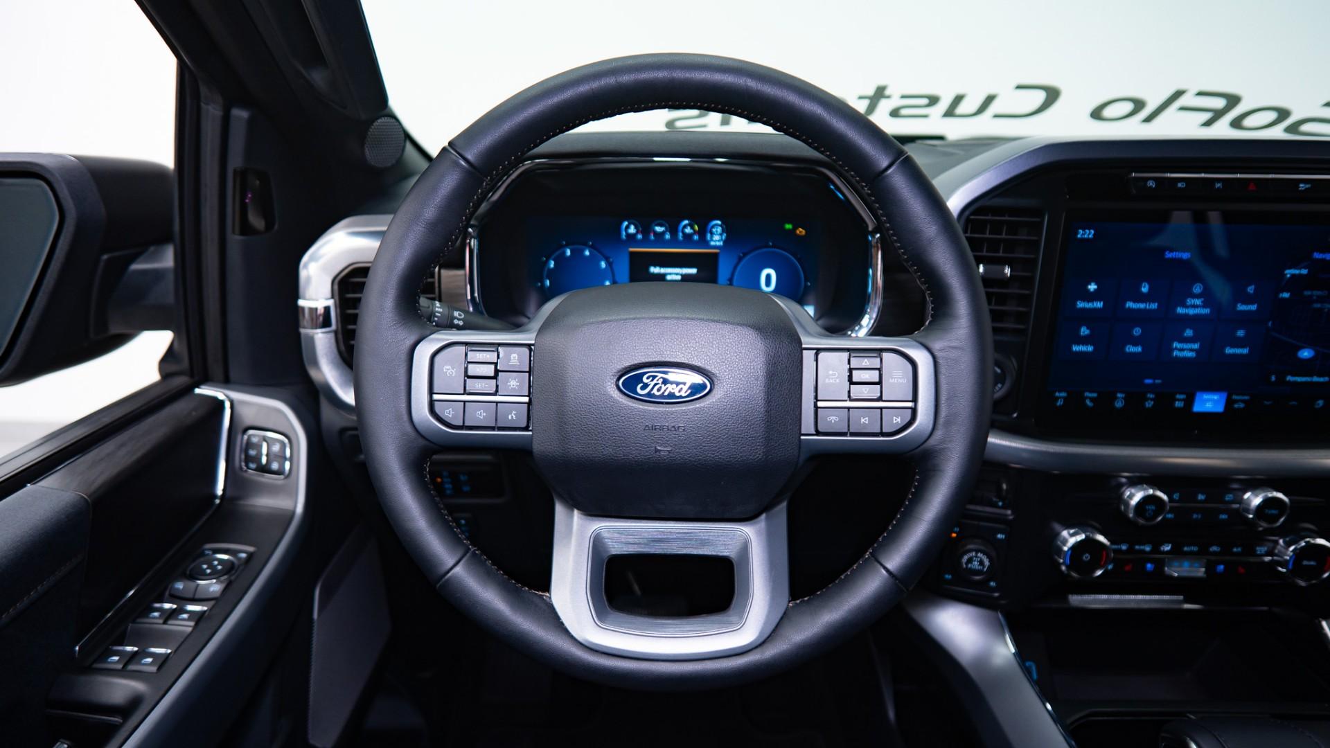 2024 FORD F-150 LARIAT in Black, photo 27 of 46