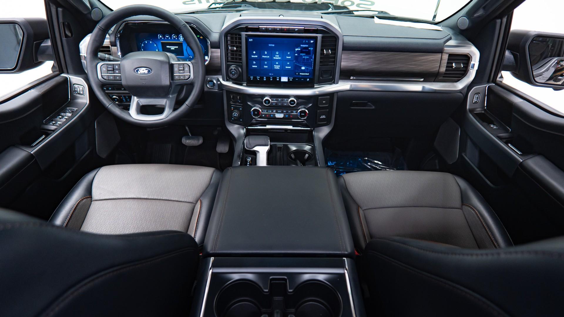 2024 FORD F-150 LARIAT in Black, photo 3 of 46