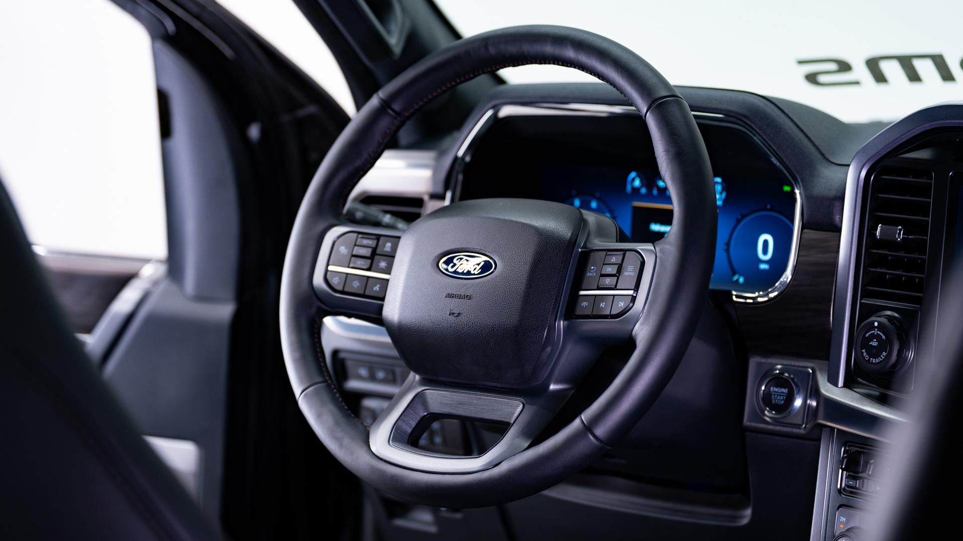 2024 FORD F-150 LARIAT in Black, photo 33 of 46