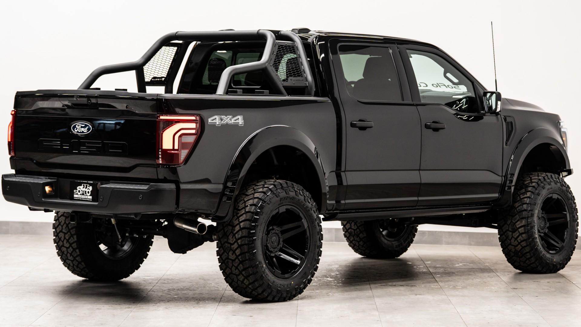 2024 FORD F-150 LARIAT in Black, photo 9 of 46