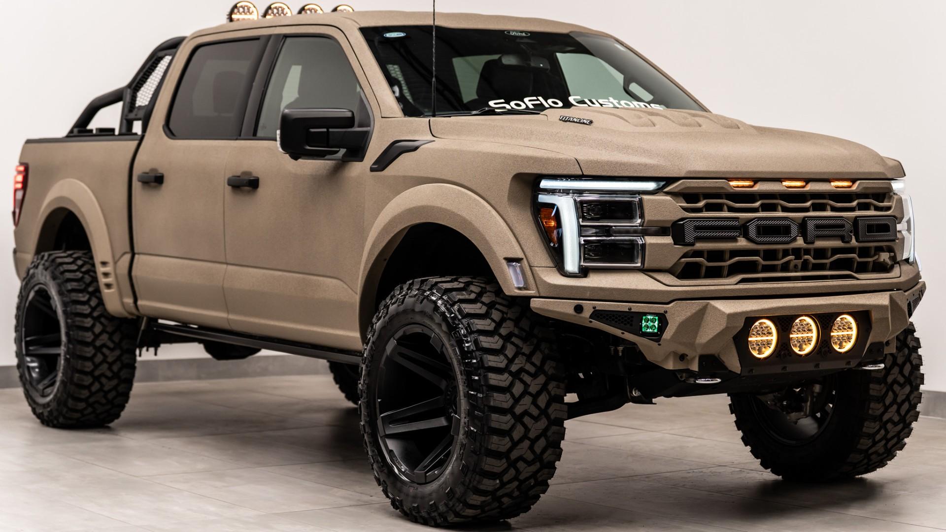 2024 FORD F-150 LARIAT in Tan, photo 5 of 53