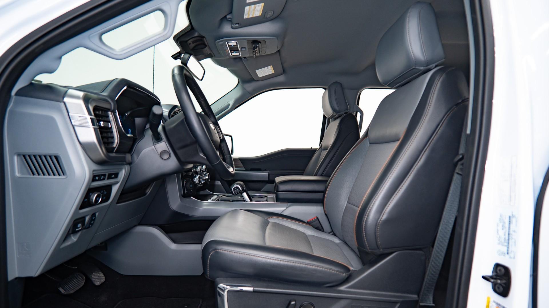 2024 FORD F-150 LARIAT in White, photo 14 of 53