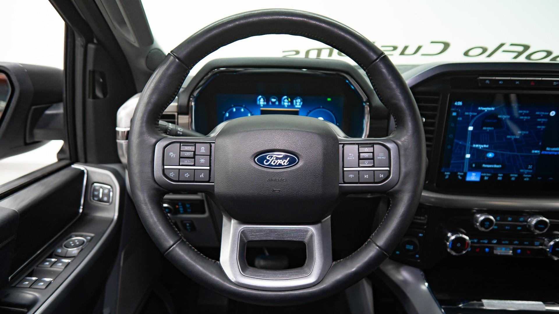 2024 FORD F-150 LARIAT in White, photo 18 of 53