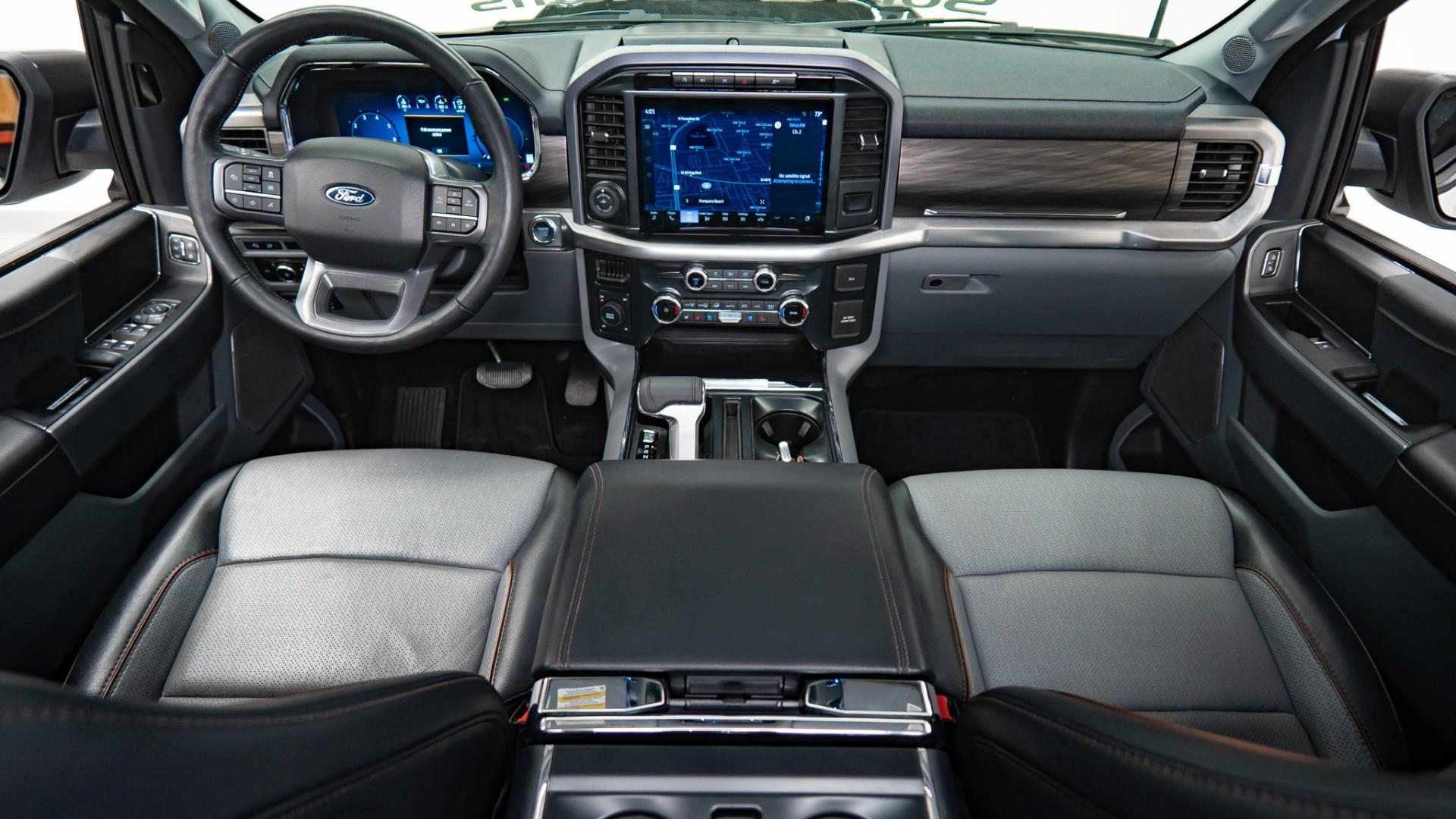 2024 FORD F-150 LARIAT in White, photo 2 of 53