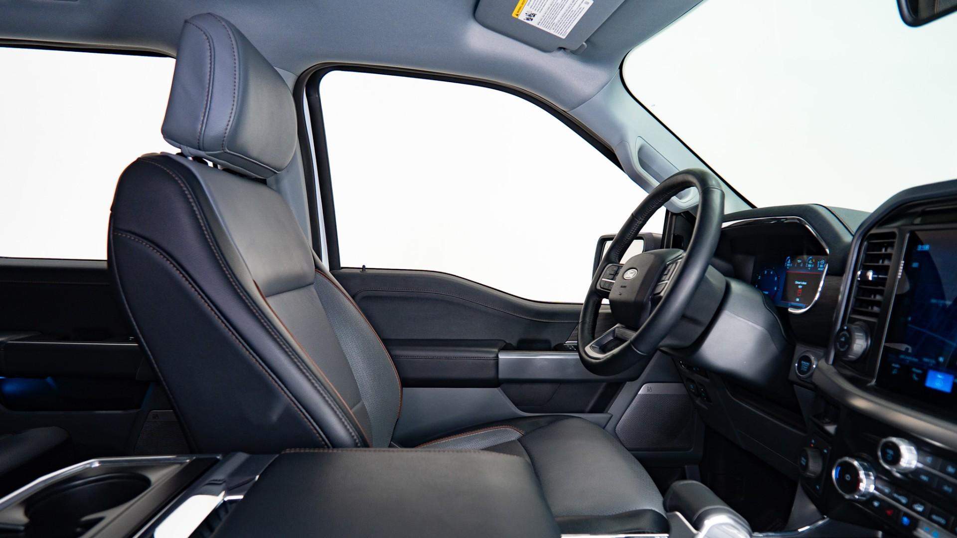 2024 FORD F-150 LARIAT in White, photo 21 of 53