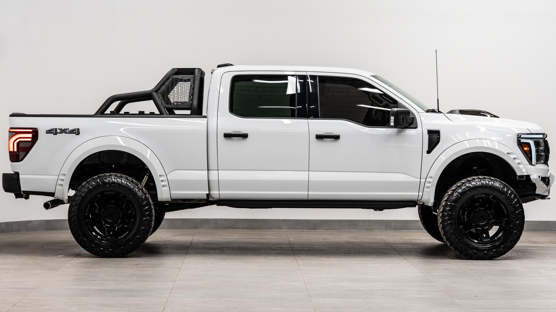 2024 FORD F-150 LARIAT in White, photo 7 of 53