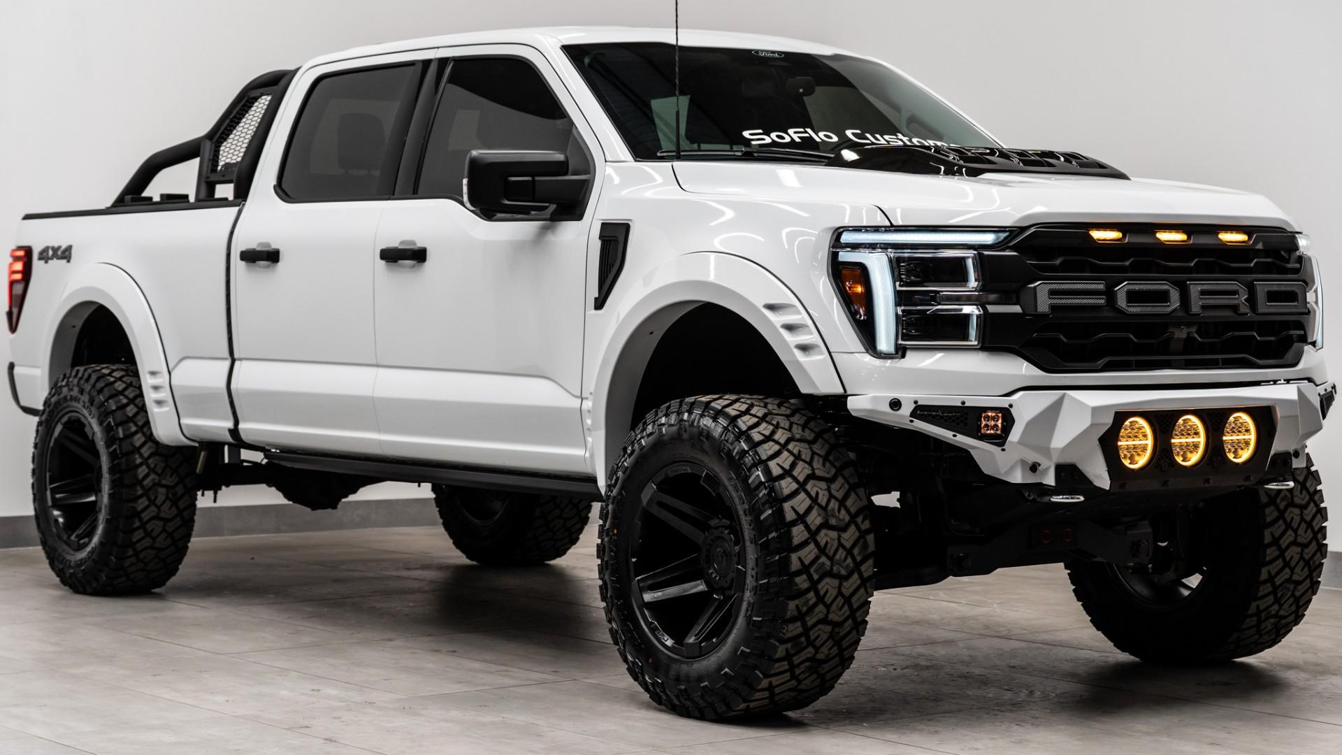 2024 FORD F-150 LARIAT in White, photo 5 of 53