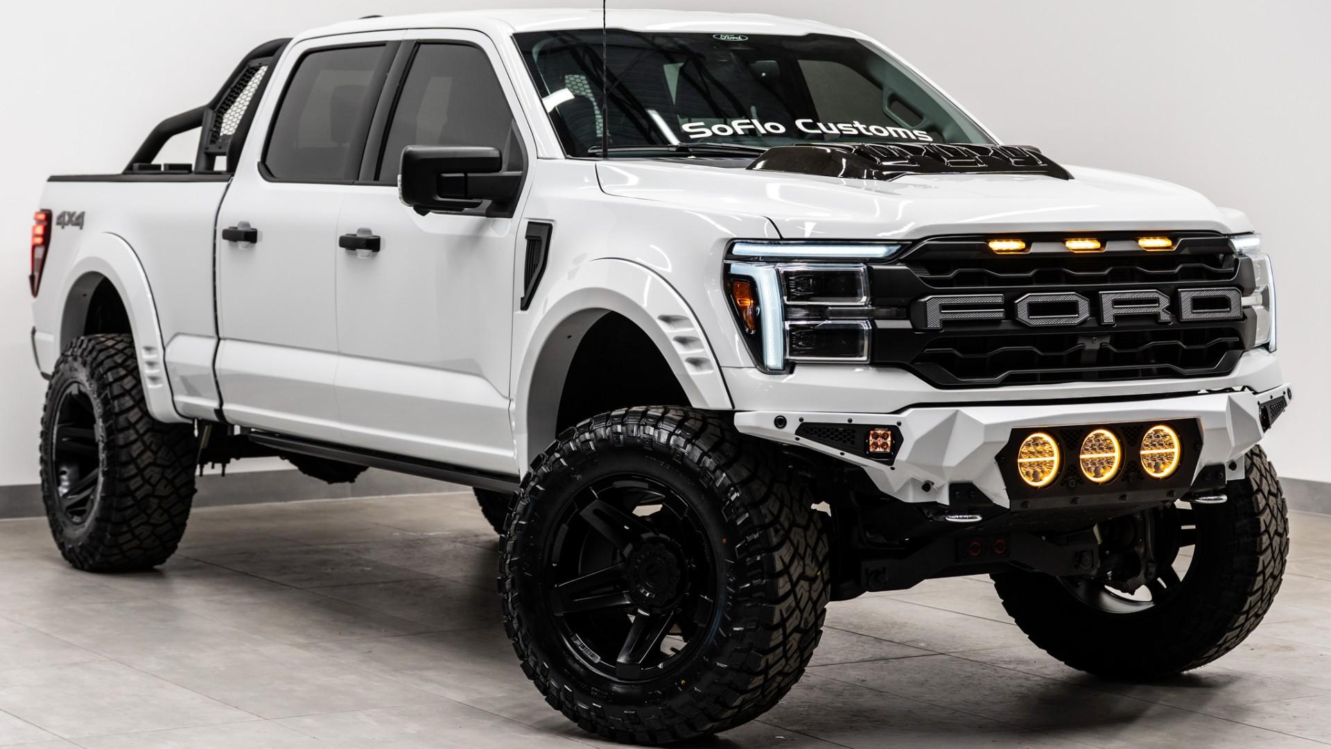 2024 FORD F-150 LARIAT in White, photo 6 of 53