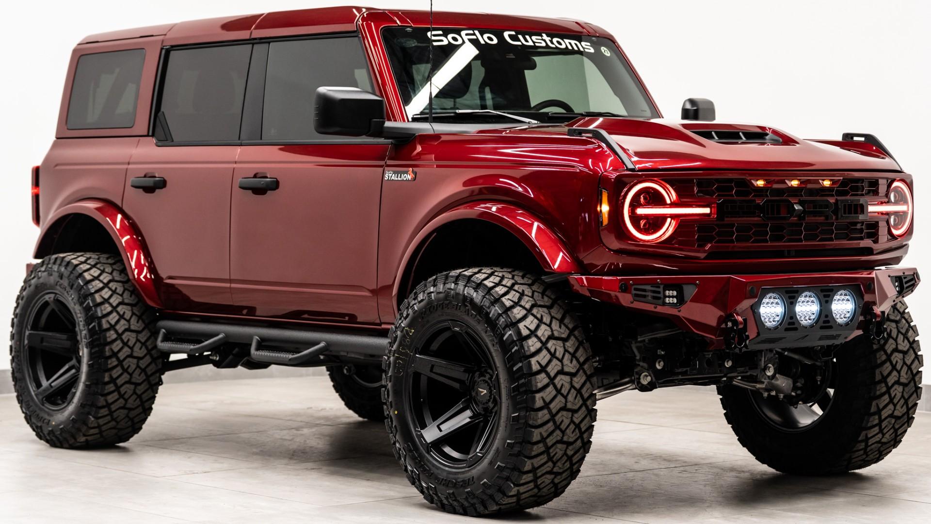 2025 FORD BRONCO in Red, photo 5 of 56