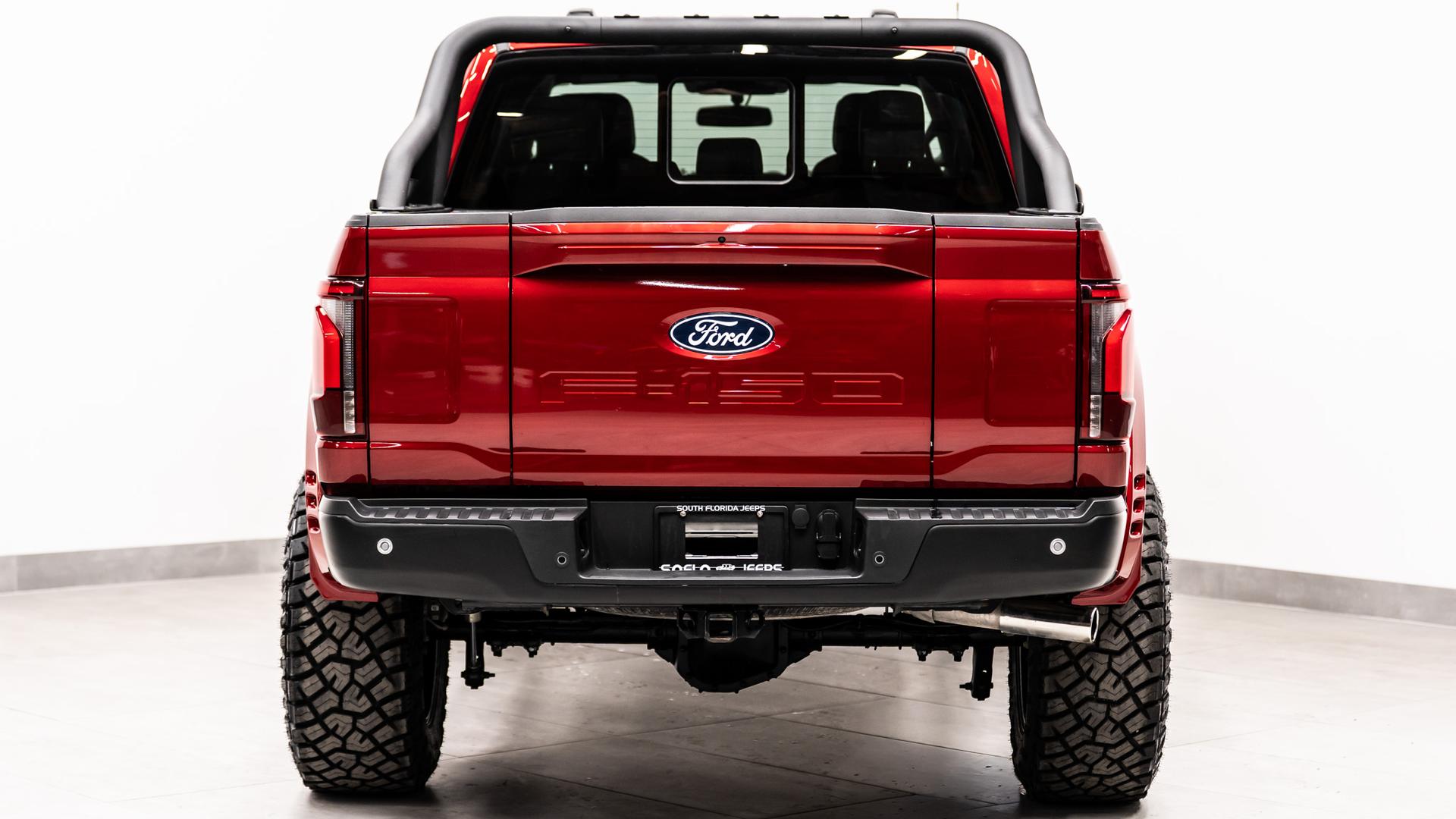 2024 FORD F-150 LARIAT in Red, photo 9 of 36
