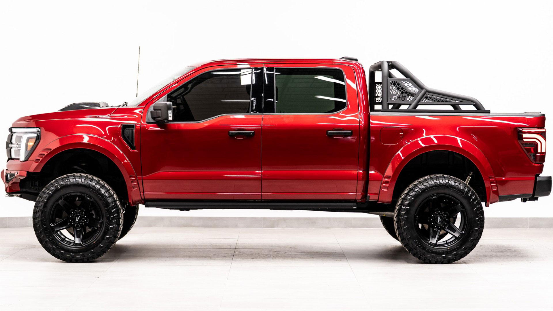 2024 FORD F-150 LARIAT in Red, photo 14 of 36