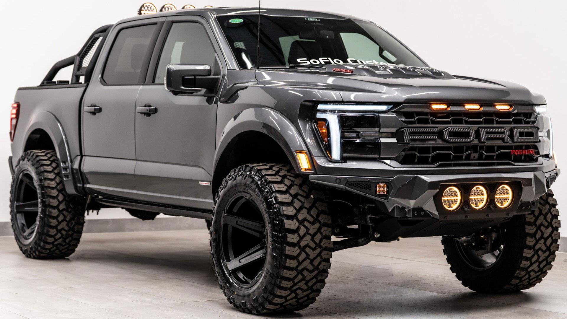 2025 FORD F-150 4X4 LARIAT in Gray, photo 2 of 5