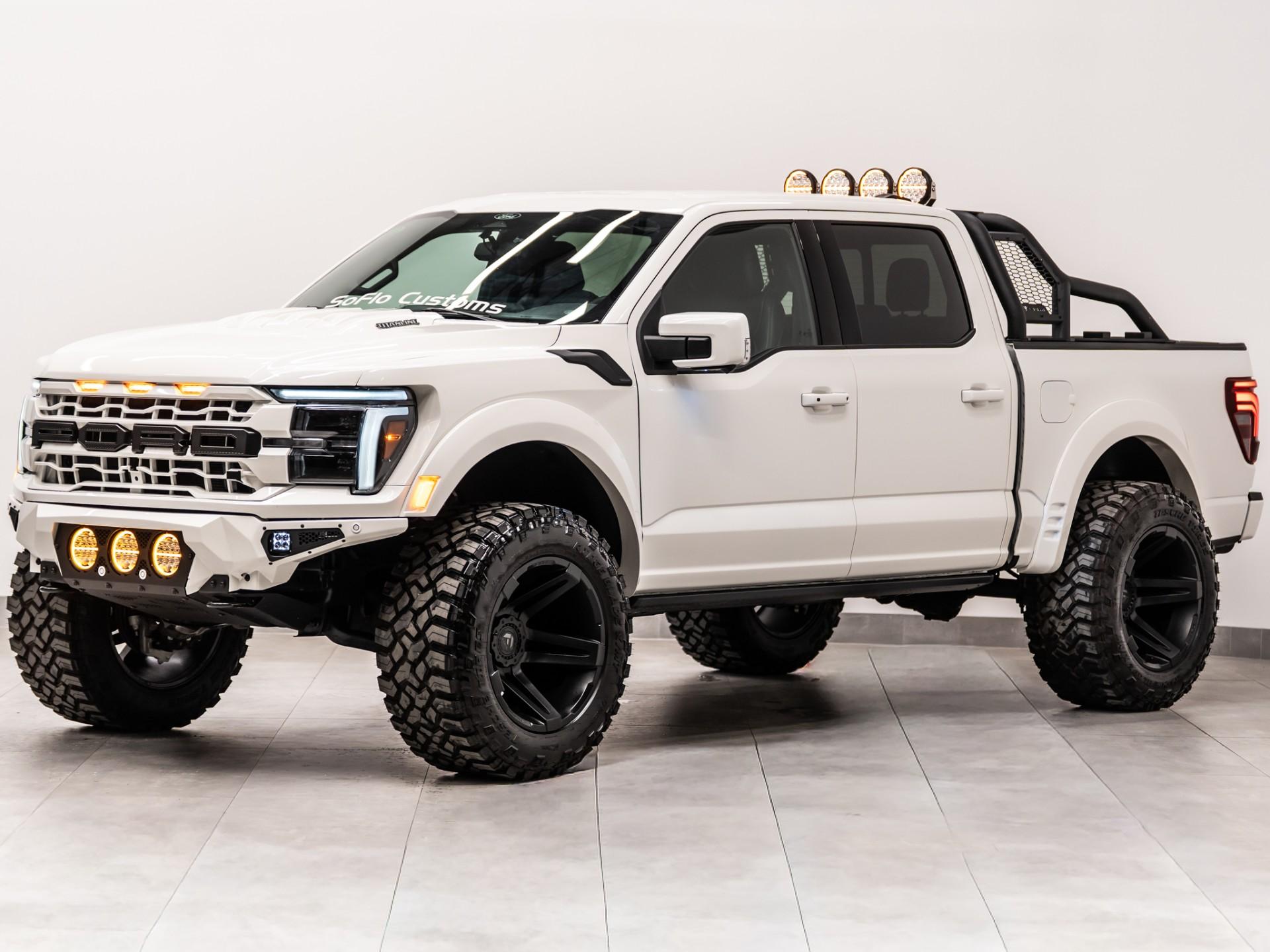 2025 FORD F-150 4X4 LARIAT in White, photo 2 of 5
