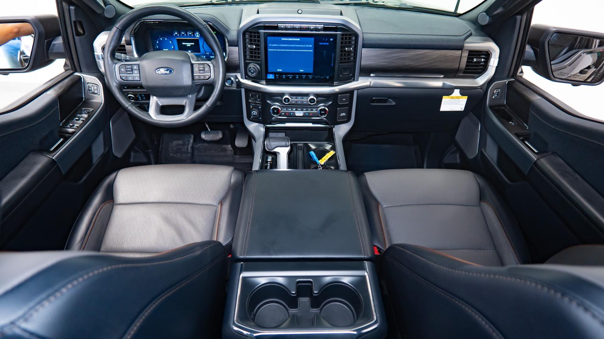 2024 FORD F-150 LARIAT in Black, photo 2 of 45