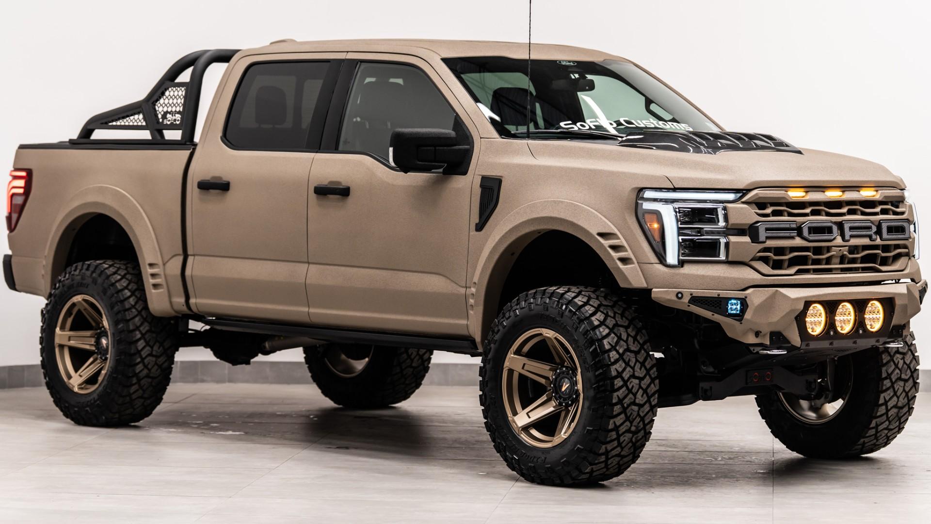2024 FORD F-150 LARIAT in Tan, photo 6 of 33