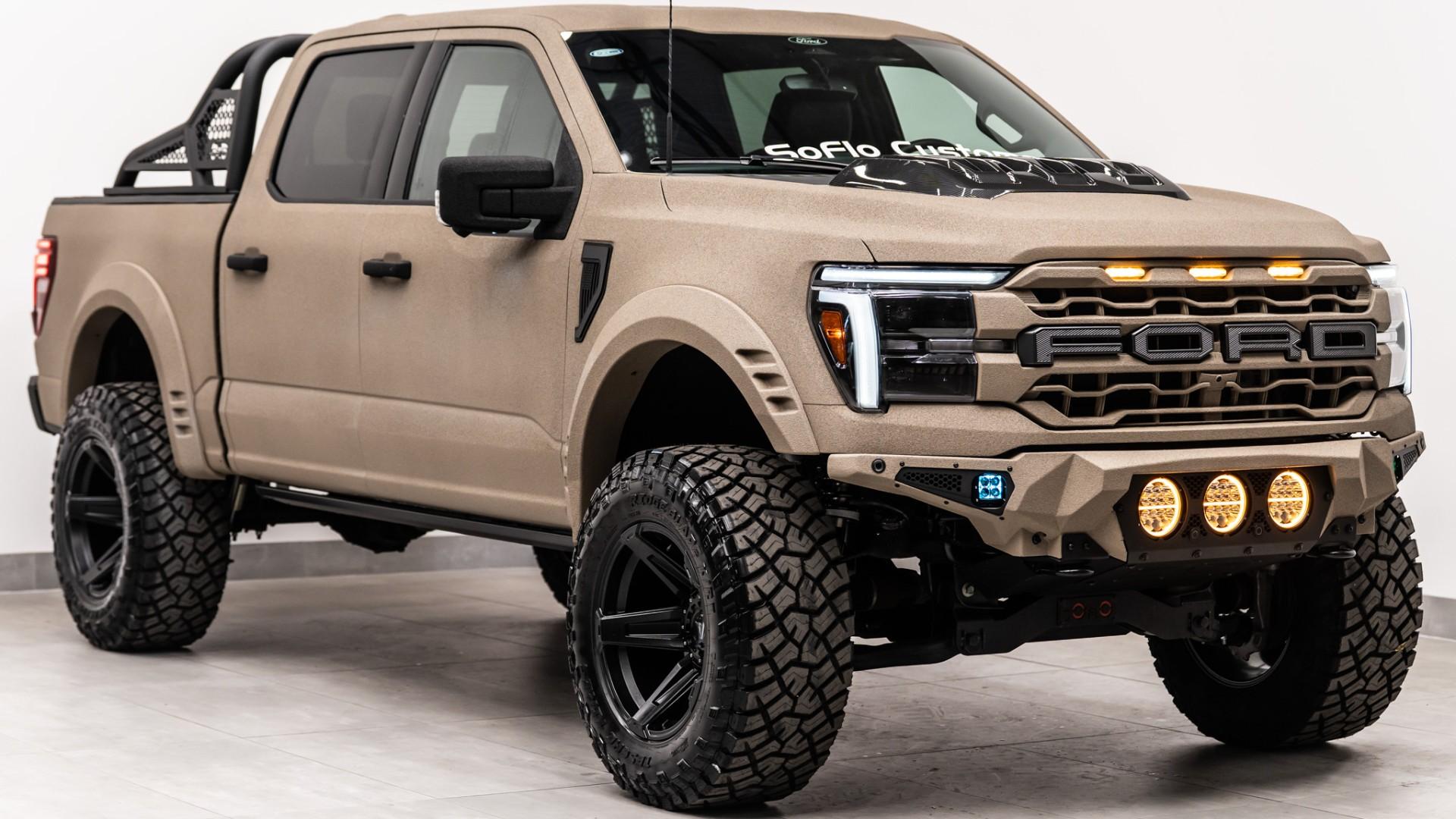 2025 FORD F-150 LARIAT in Tan, photo 7 of 43