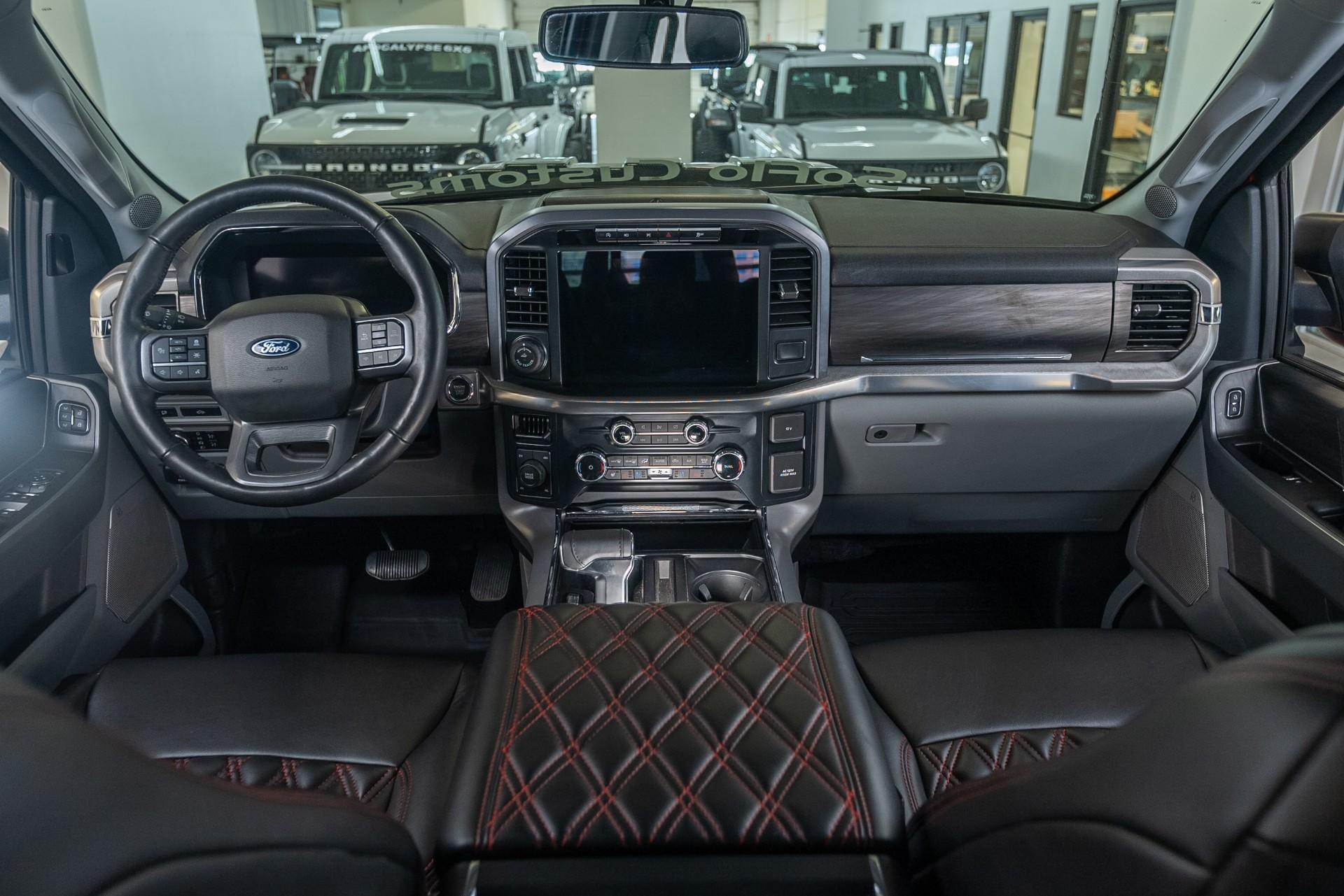 2024 FORD F-150 4X4 LARIAT in Red, photo 35 of 59