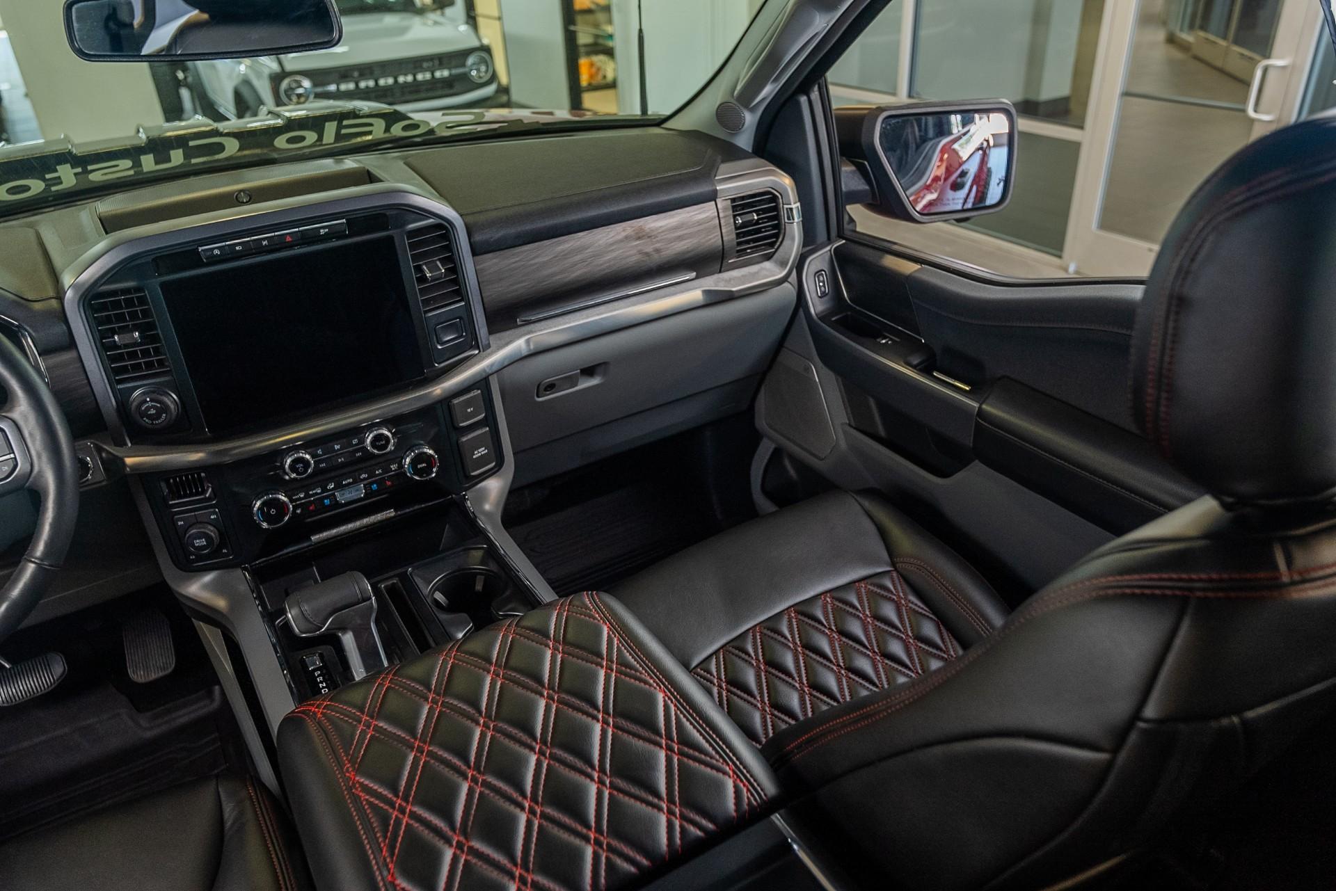 2024 FORD F-150 4X4 LARIAT in Red, photo 38 of 59