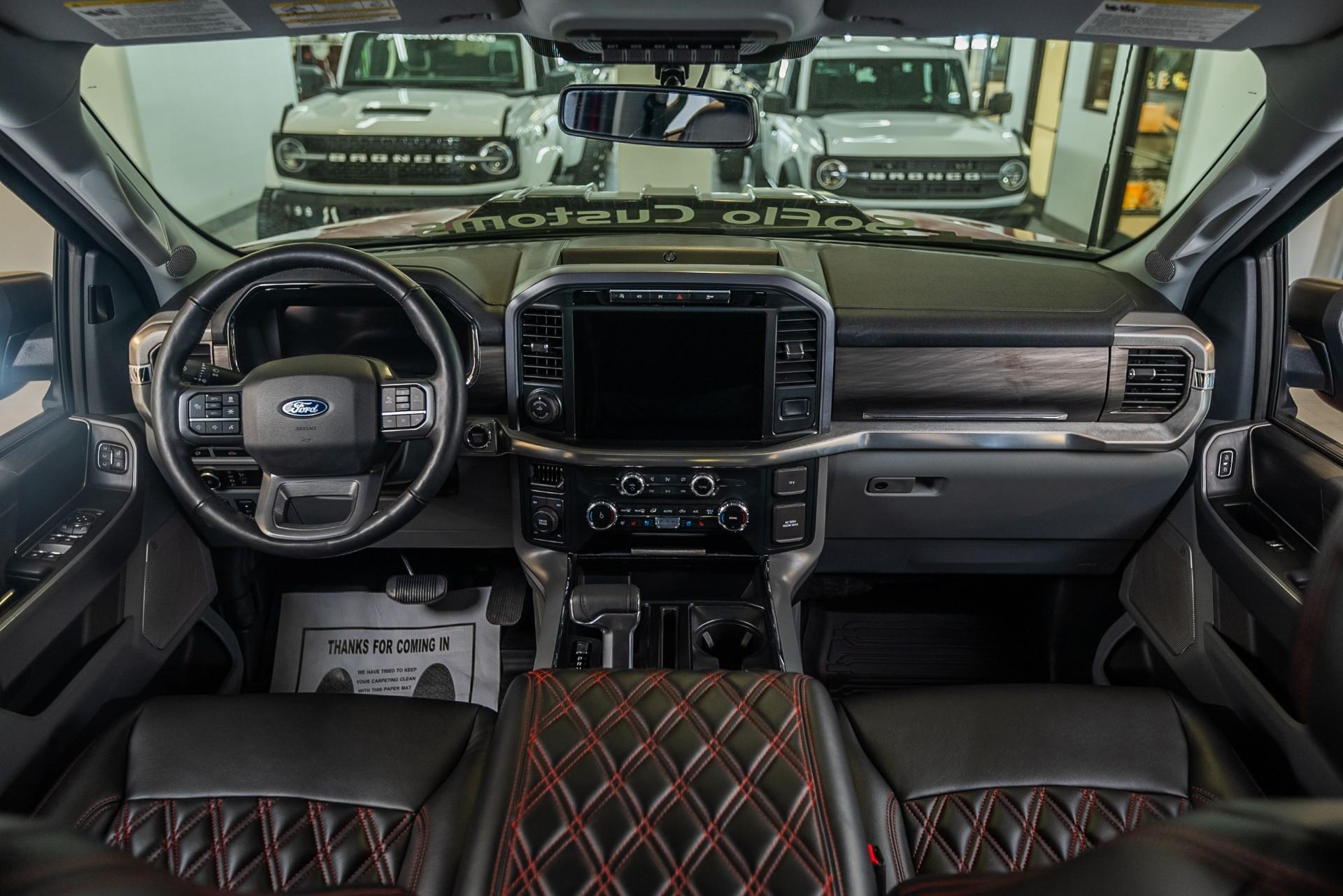 2024 FORD F-150 4X4 LARIAT in Red, photo 41 of 59