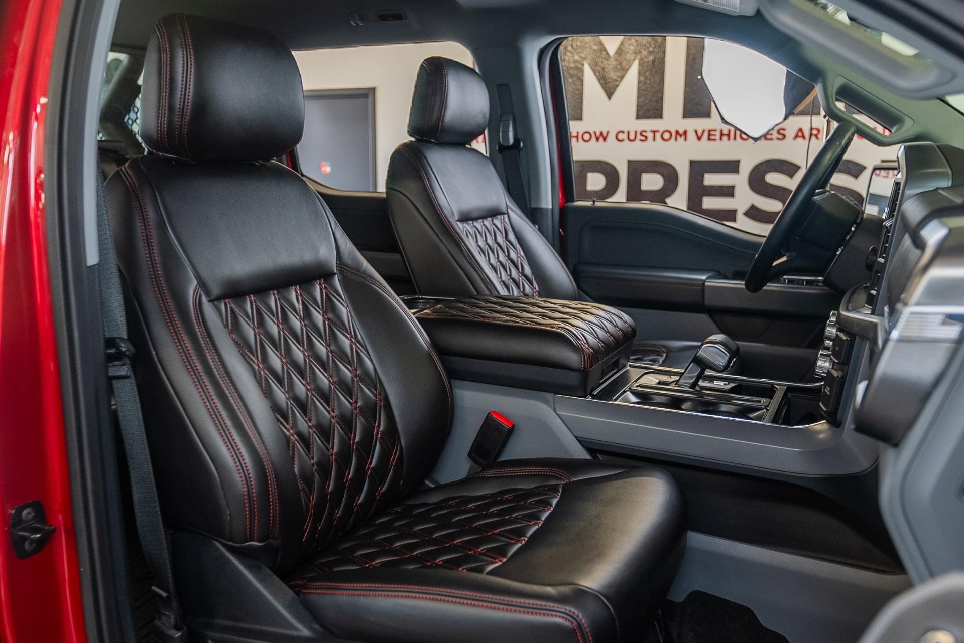 2024 FORD F-150 4X4 LARIAT in Red, photo 43 of 59