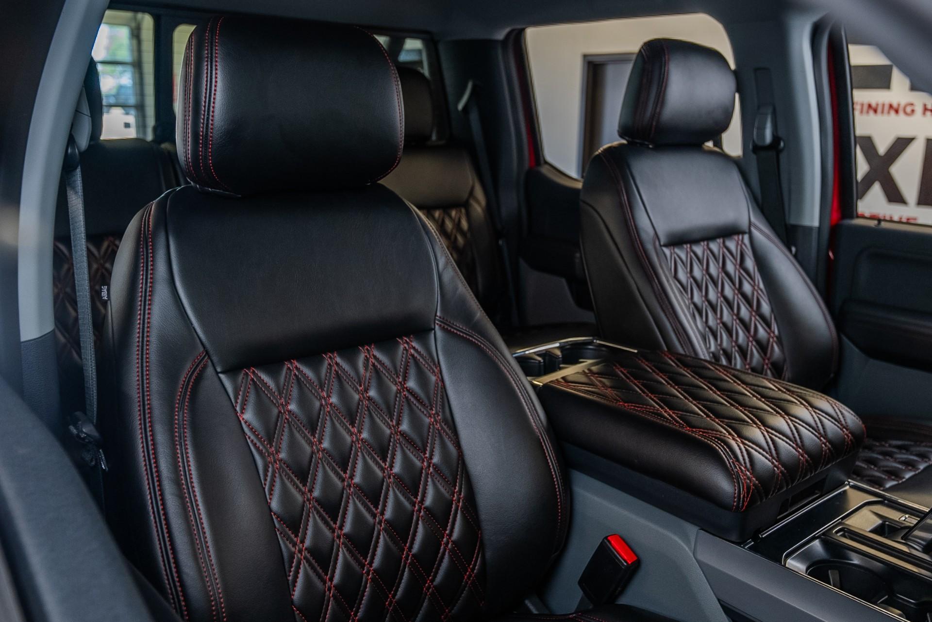 2024 FORD F-150 4X4 LARIAT in Red, photo 2 of 5