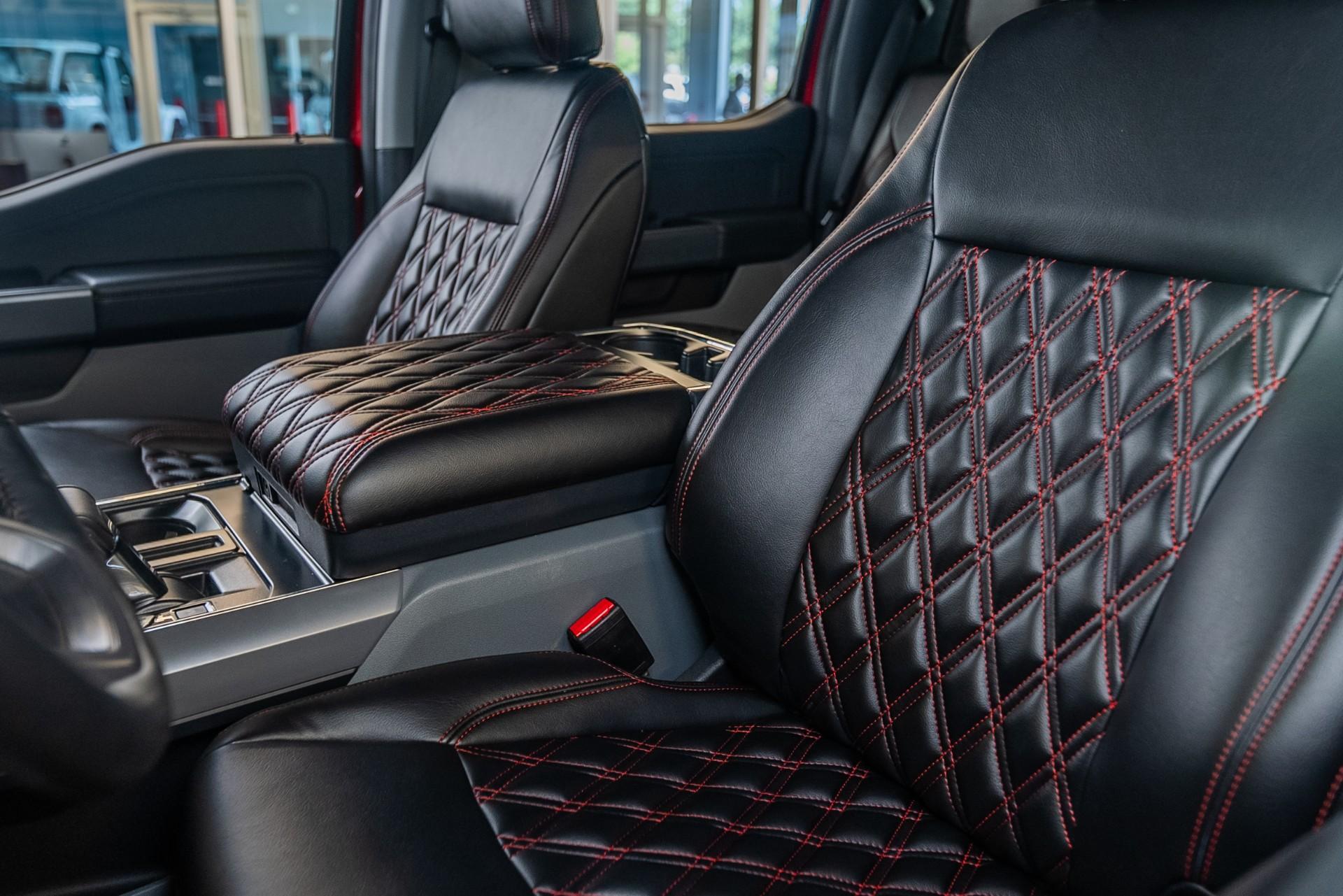 2024 FORD F-150 4X4 LARIAT in Red, photo 49 of 59