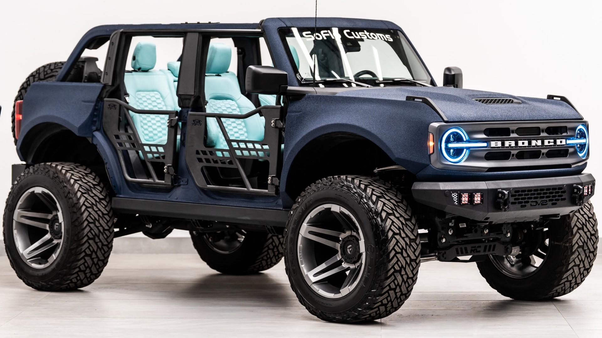 2024 FORD BRONCO in Blue, photo 27 of 56