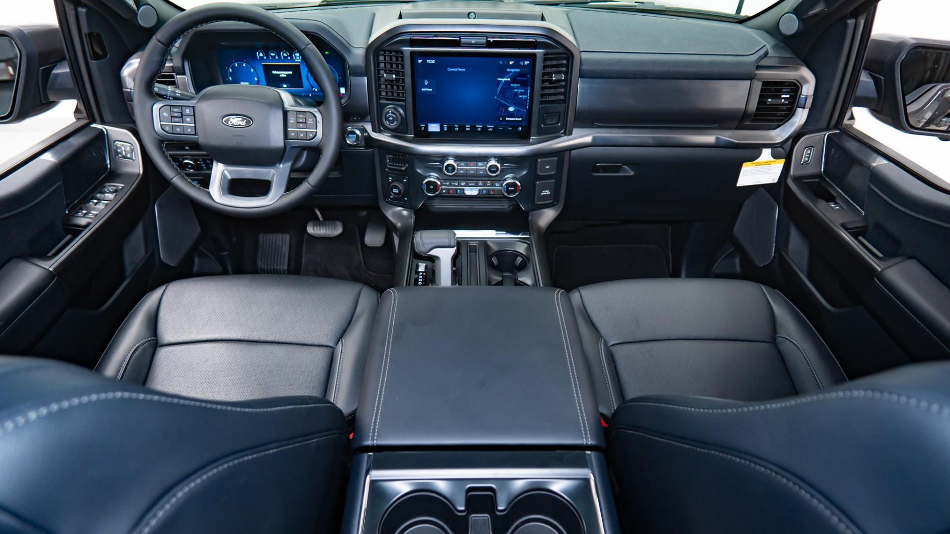 2024 FORD F-150 LARIAT in Gray, photo 2 of 40