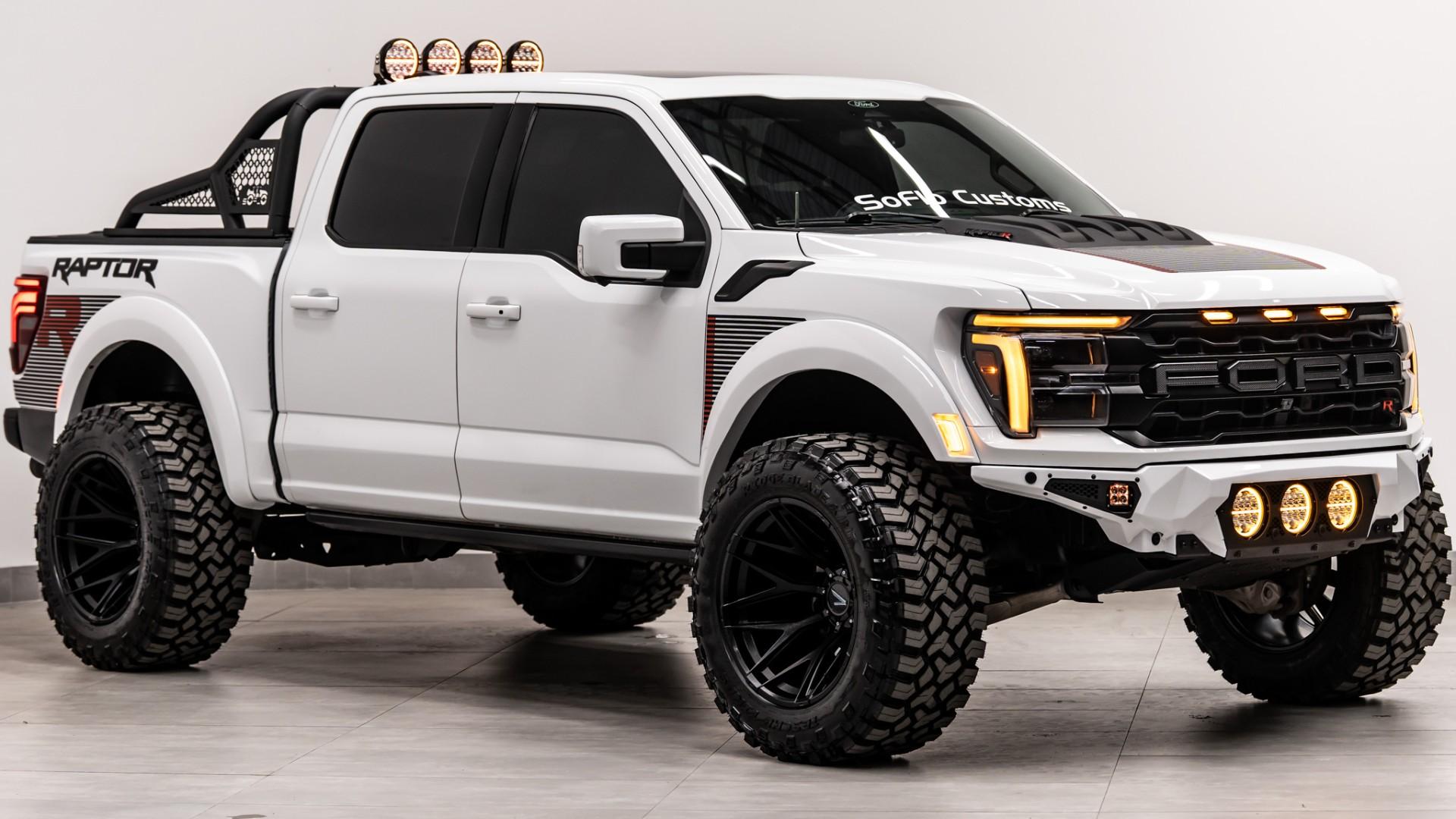 2024 FORD F-150 RAPTOR R in White, photo 9 of 60