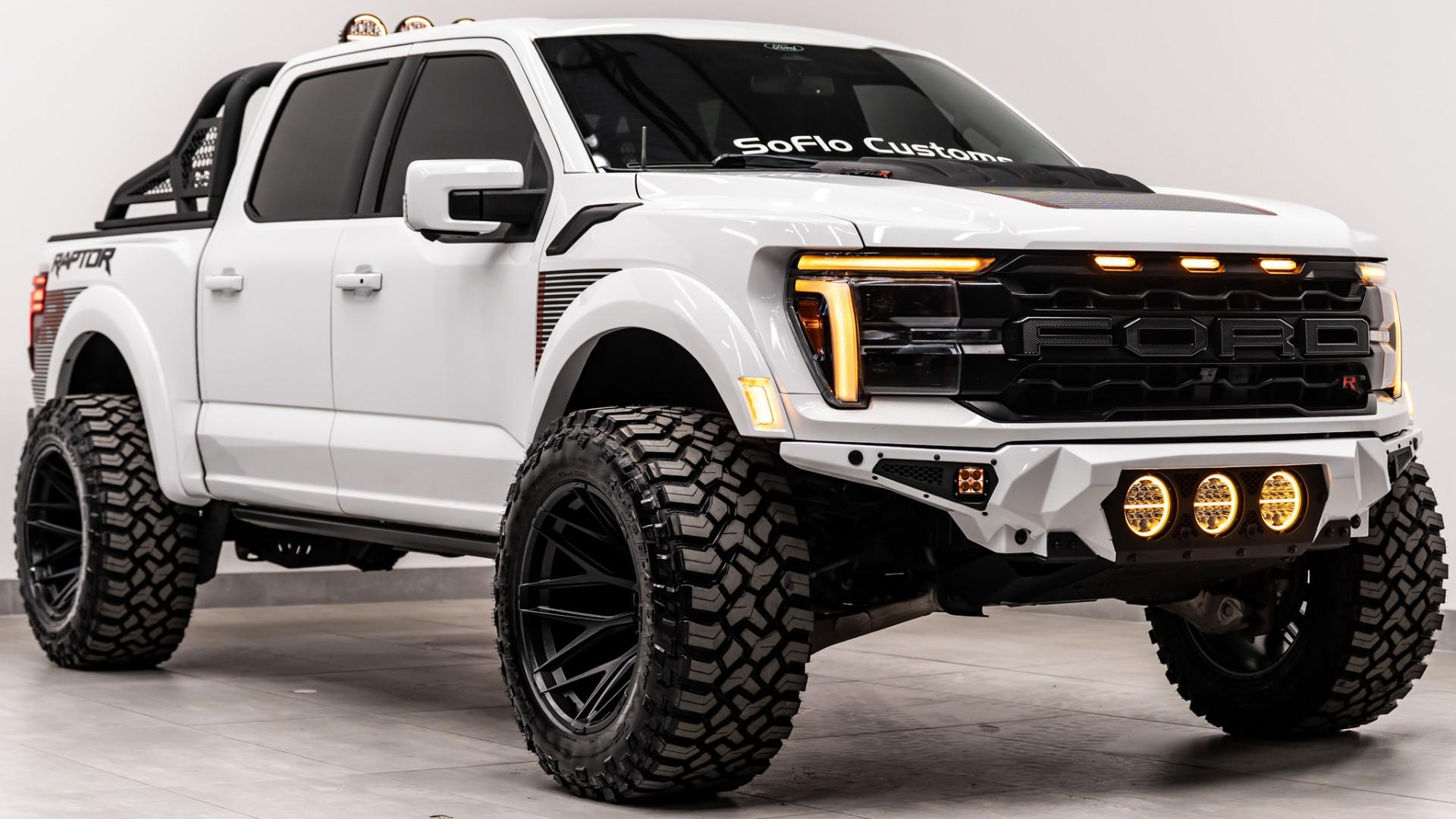 2024 FORD F-150 RAPTOR R in White, photo 3 of 60
