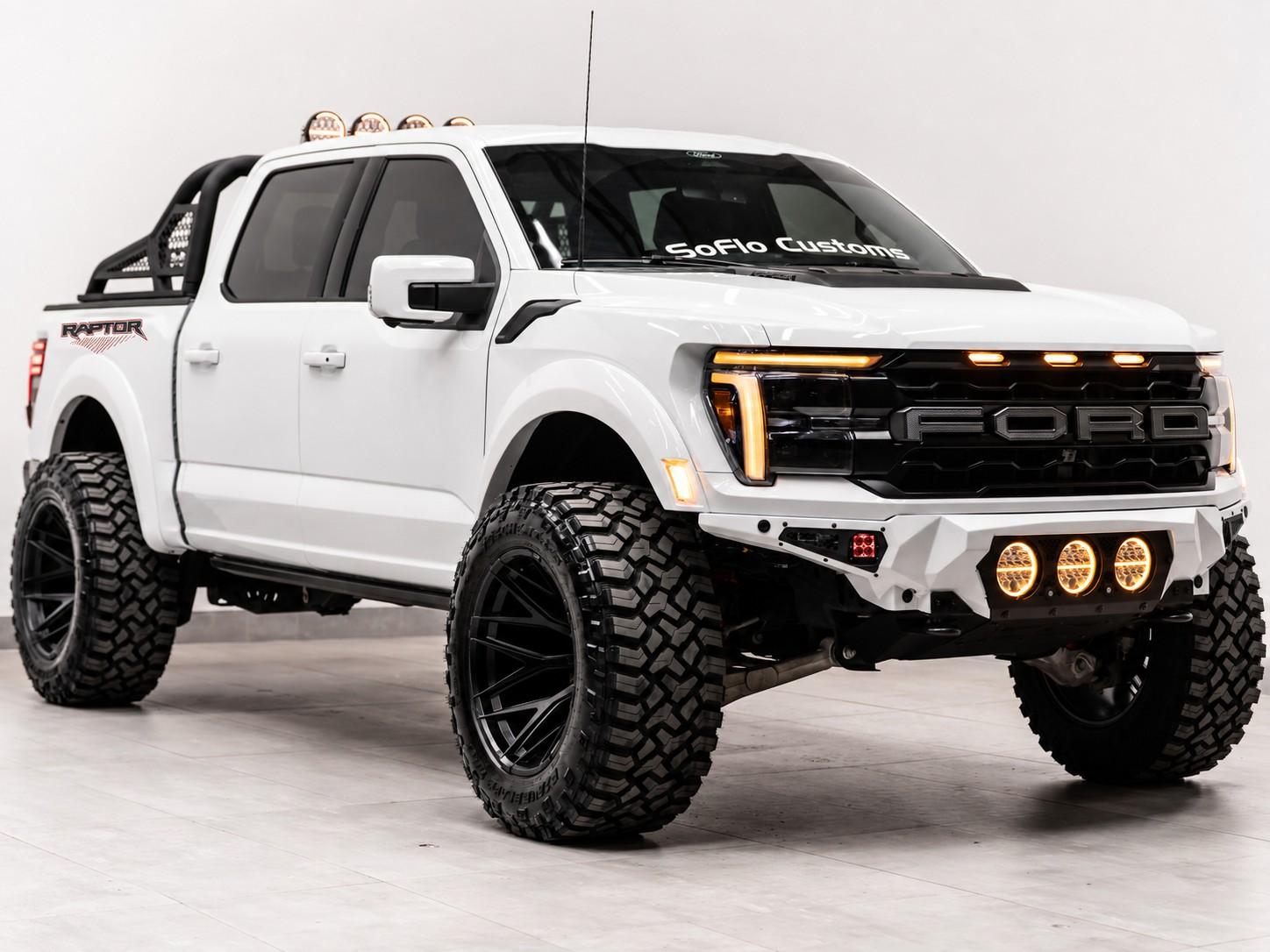 2025 FORD F-150 RAPTOR in White, photo 8 of 57