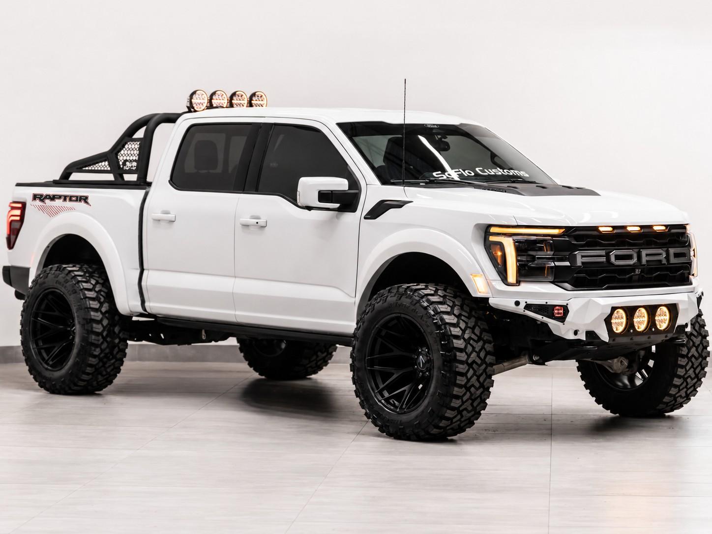 2025 FORD F-150 RAPTOR in White, photo 3 of 57