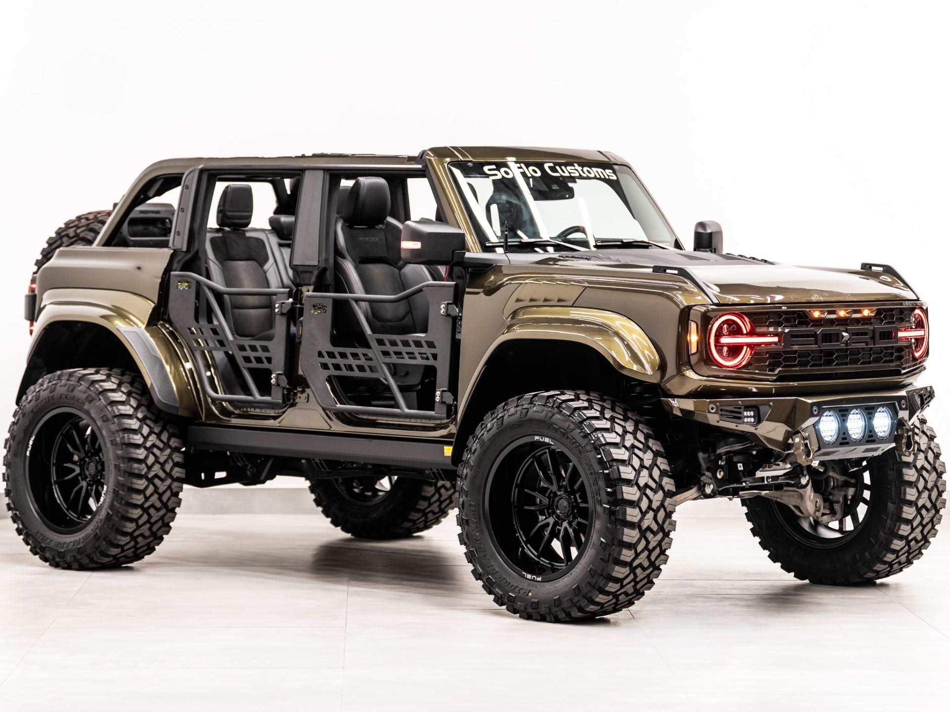 2024 FORD BRONCO RAPTOR in Shelter Green Metallic, photo 13 of 60