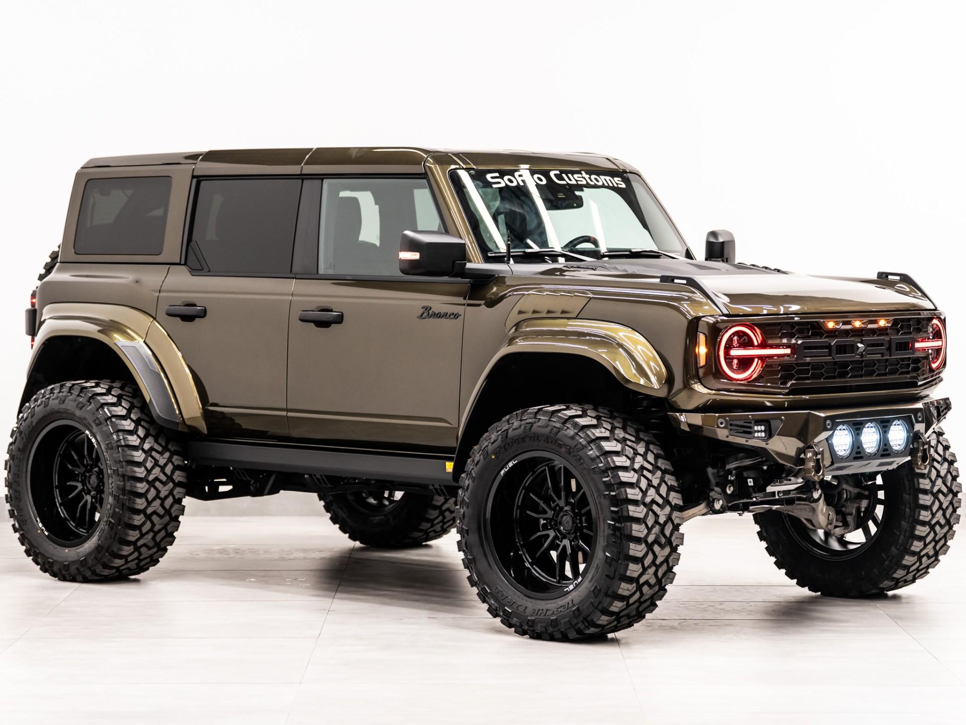 2024 FORD BRONCO RAPTOR in Shelter Green Metallic, photo 8 of 60
