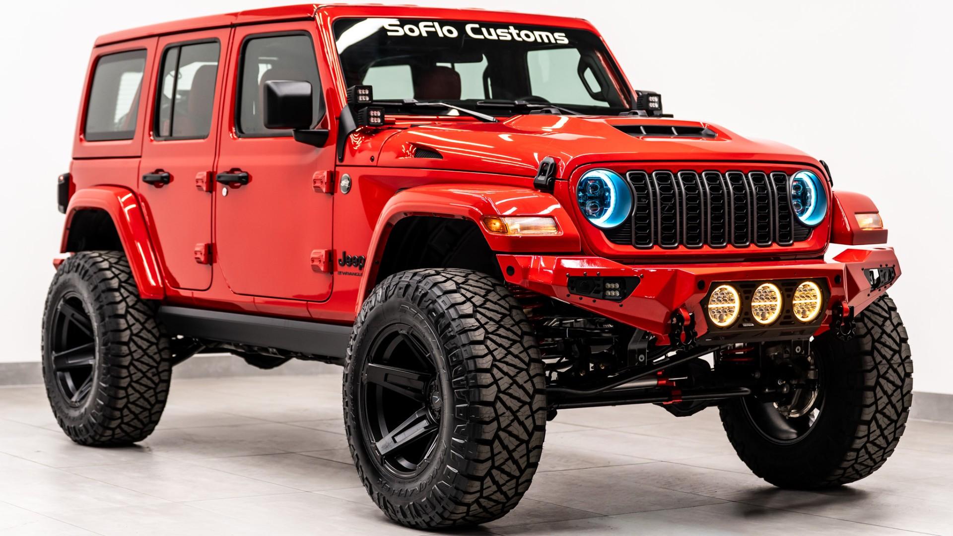 2026 JEEP WRANGLER 4X4 in Red, photo 3 of 5