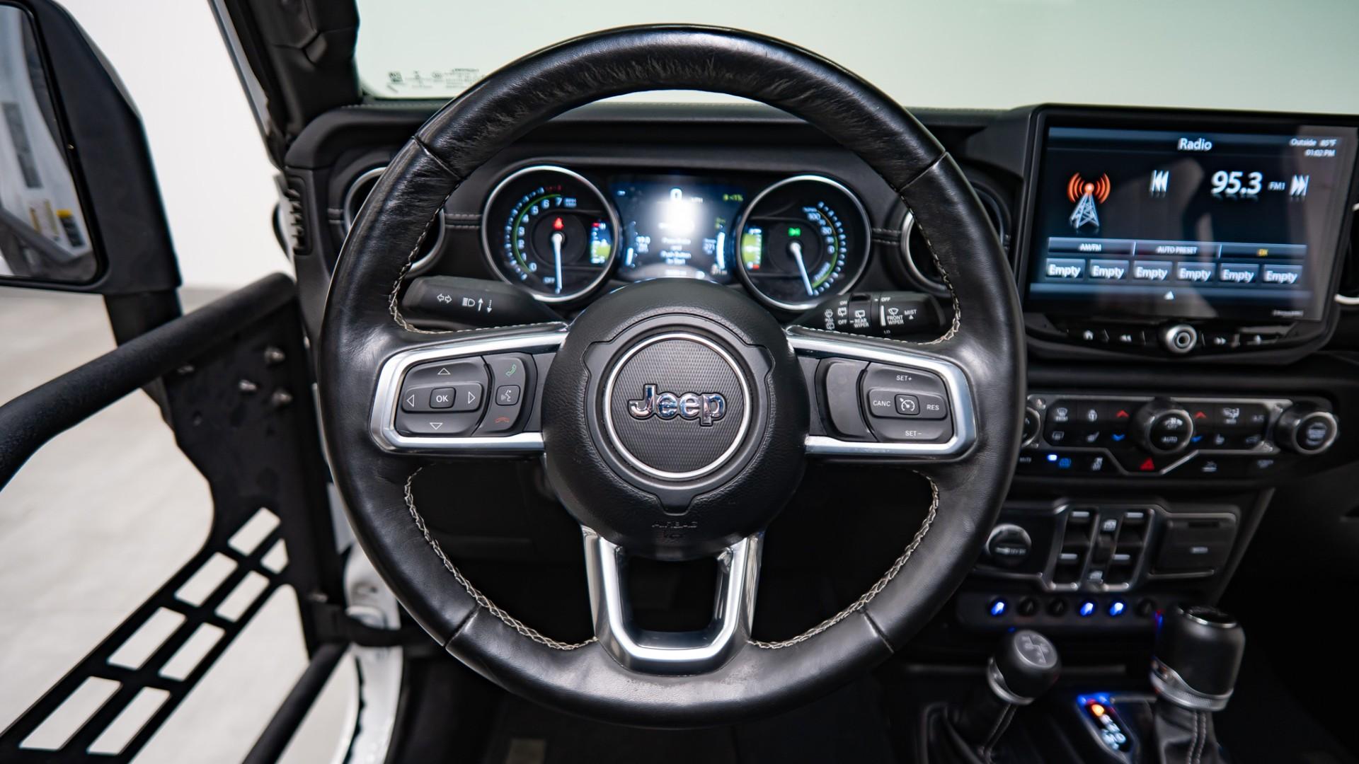 2023 JEEP WRANGLER 4XE in White, photo 22 of 60