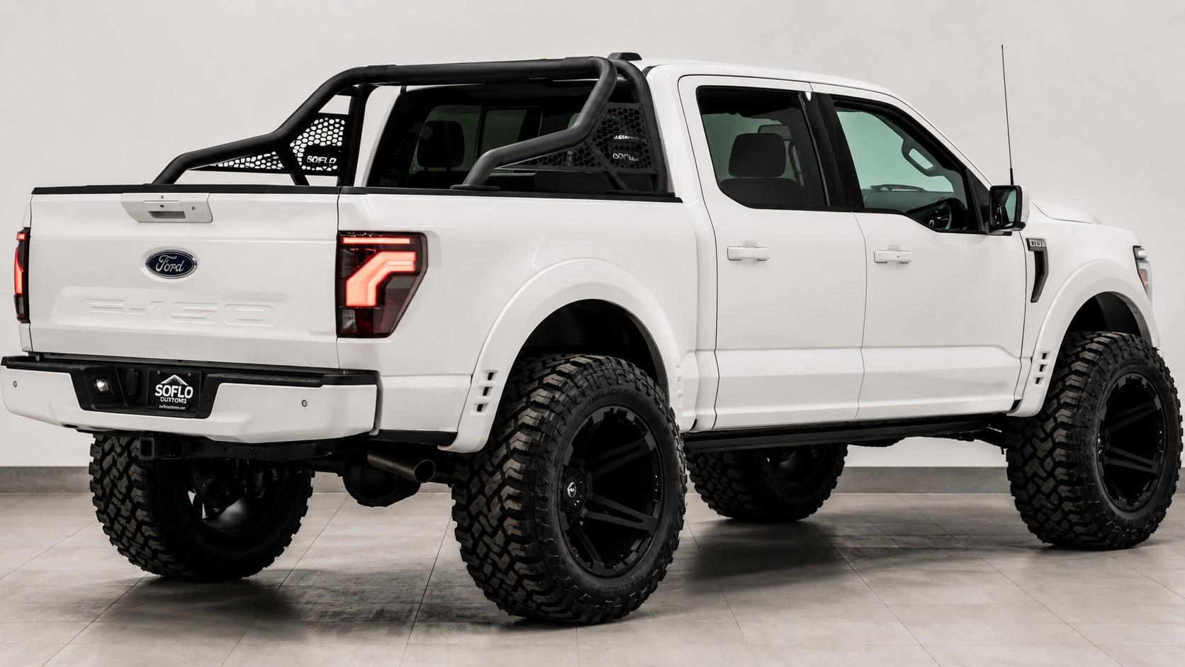 2025 FORD F-150 4X4 LARIAT in Oxford White, photo 6 of 31