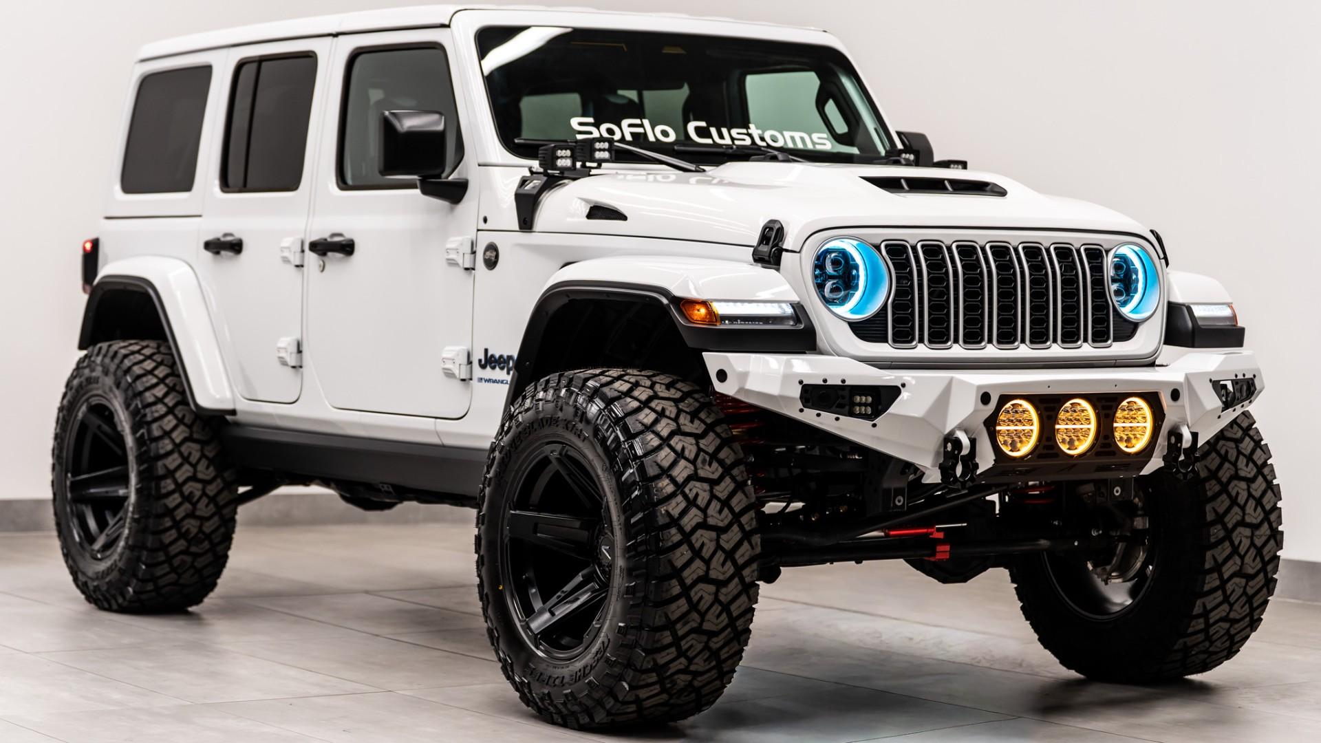 2025 JEEP WRANGLER 4XE in White, photo 5 of 60