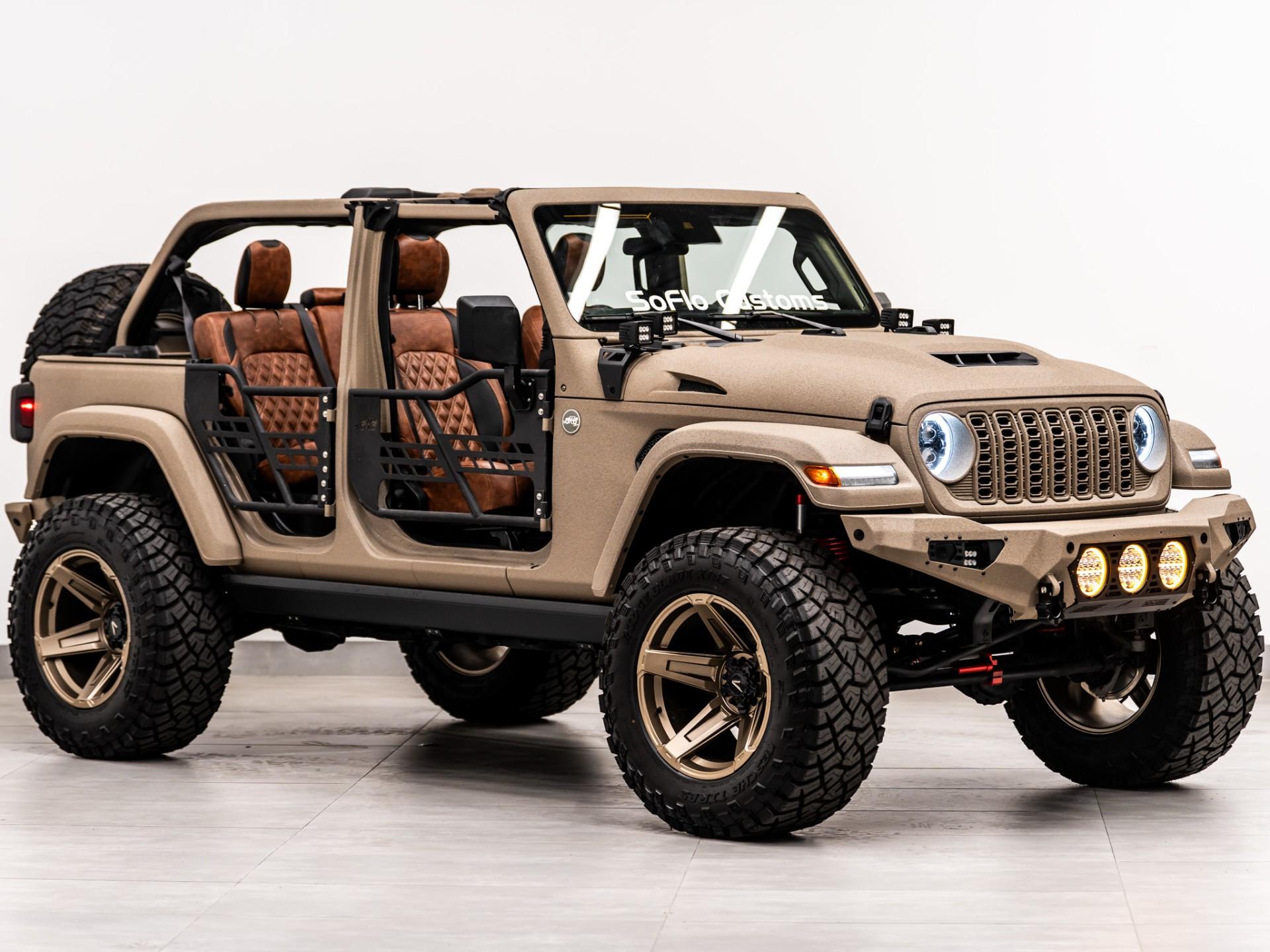 2024 JEEP WRANGLER 4XE in Tan, photo 13 of 60