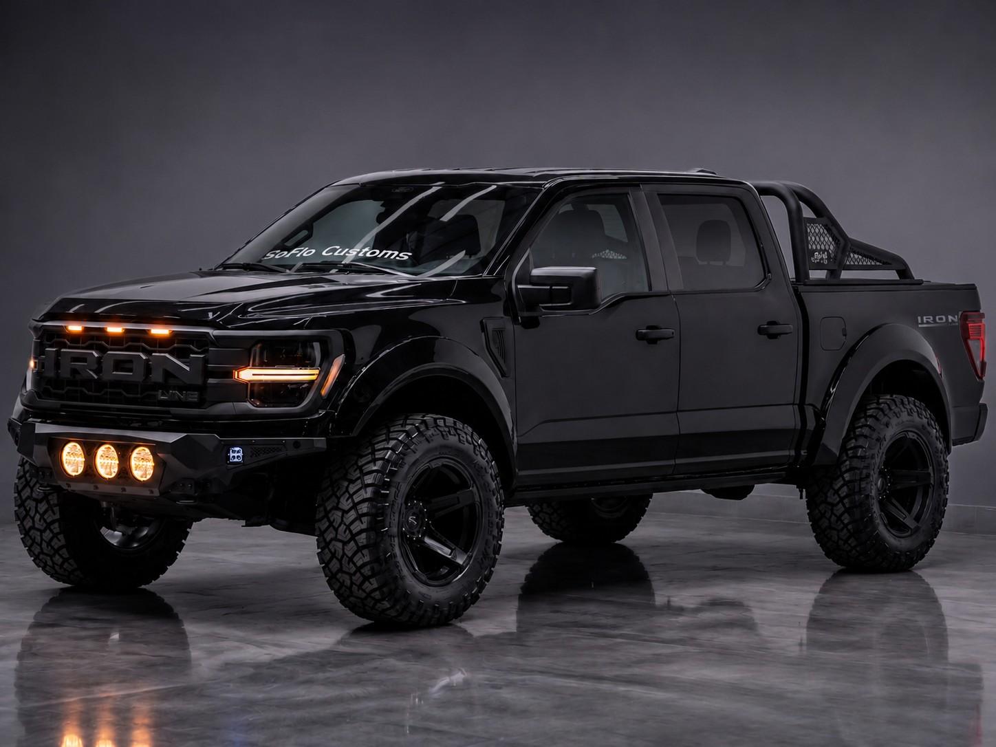 2024 FORD F-150 4X4 in Black, photo 4 of 5