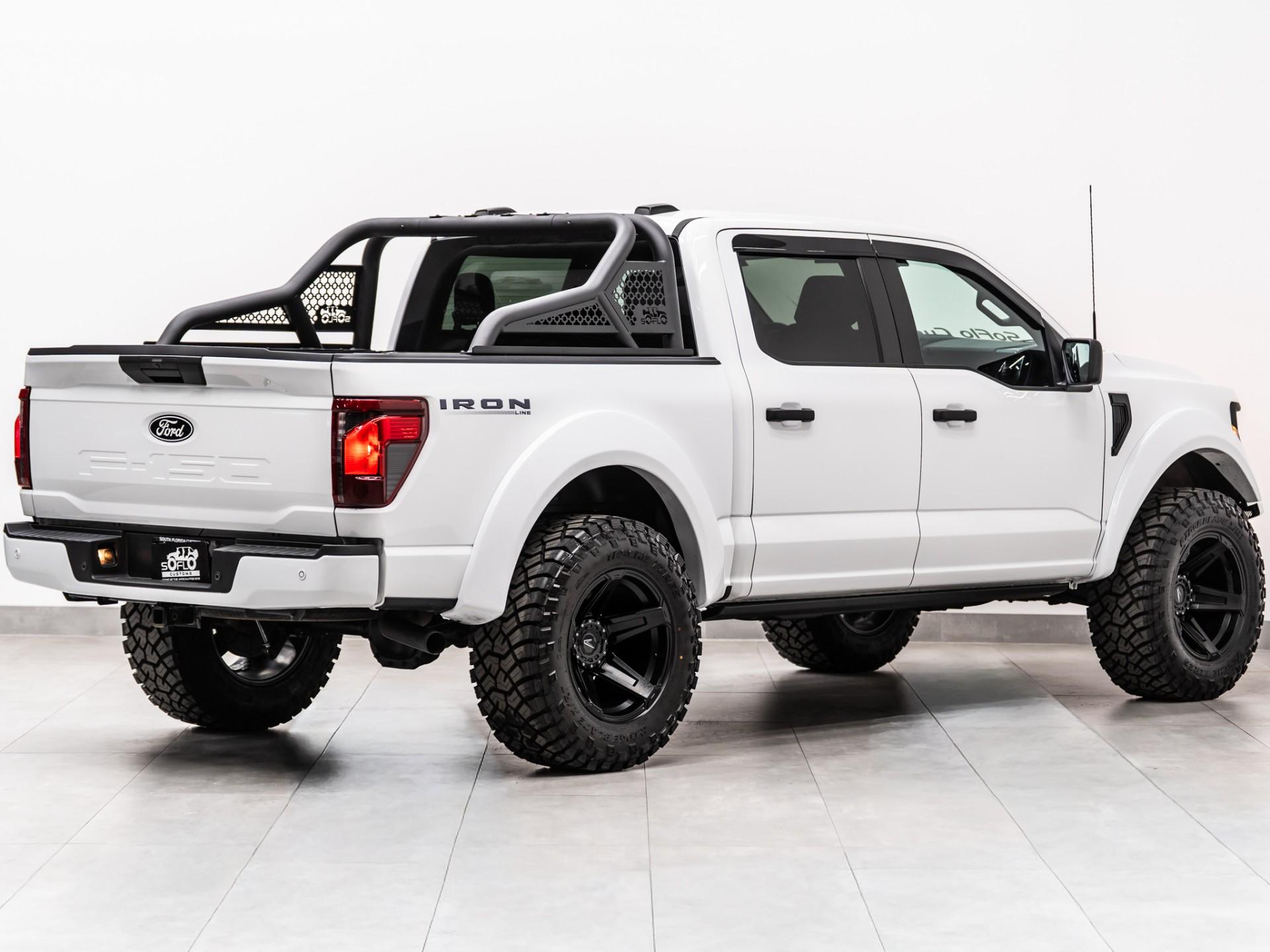 2024 FORD F-150 4X4 in Oxford White, photo 4 of 5