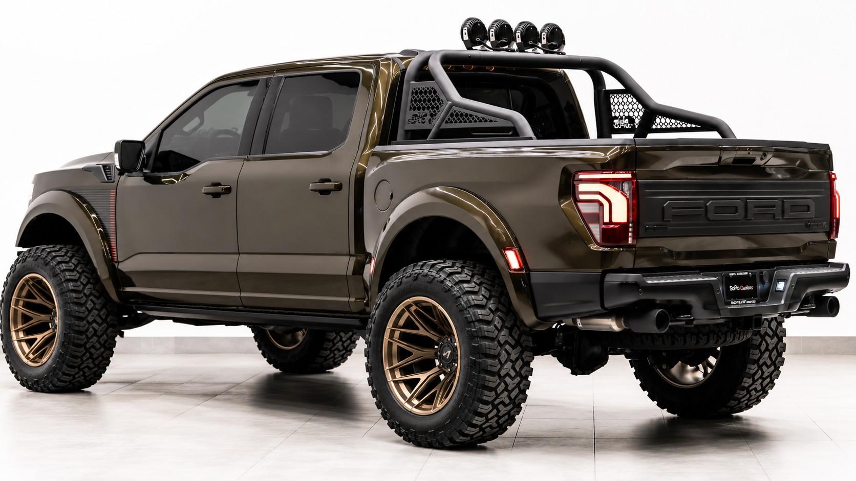 2024 FORD F-150 RAPTOR in Shelter Green, photo 5 of 5