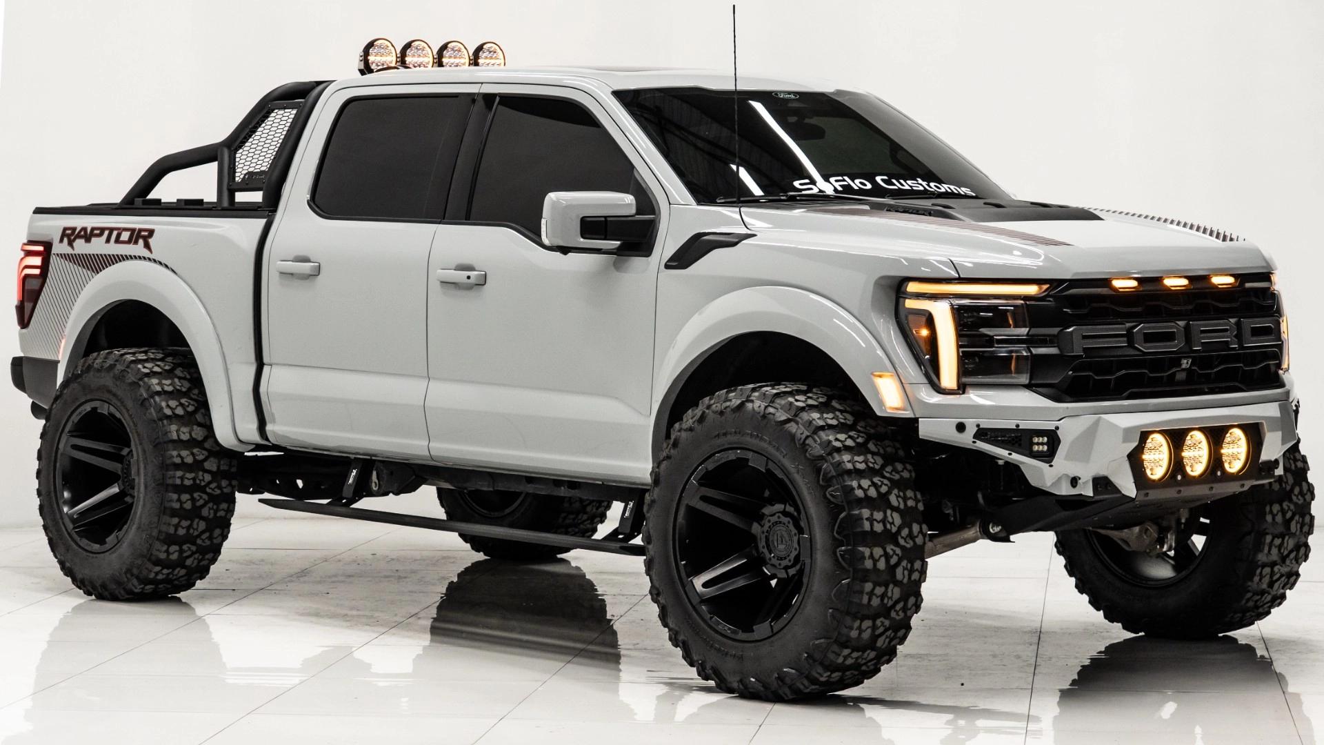 2024 FORD F-150 RAPTOR in Gray, photo 3 of 5