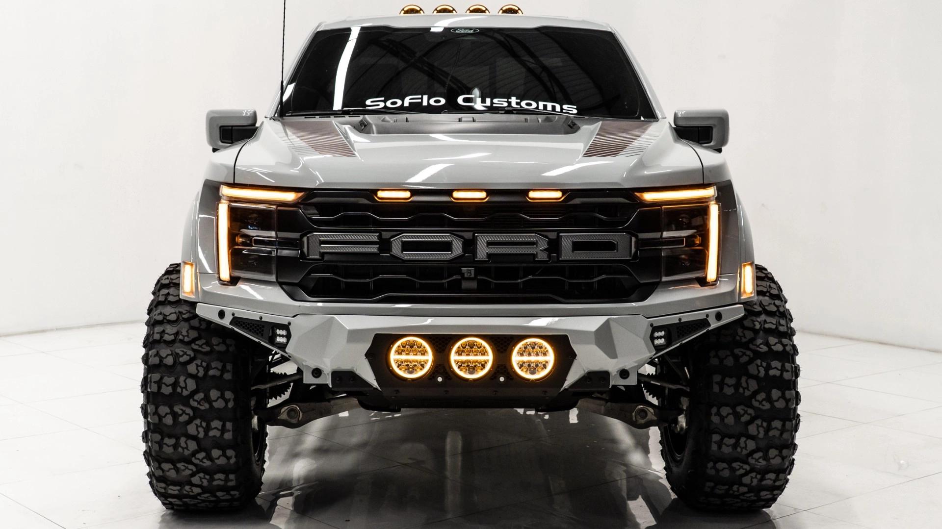 2024 FORD F-150 RAPTOR in Gray, photo 2 of 5