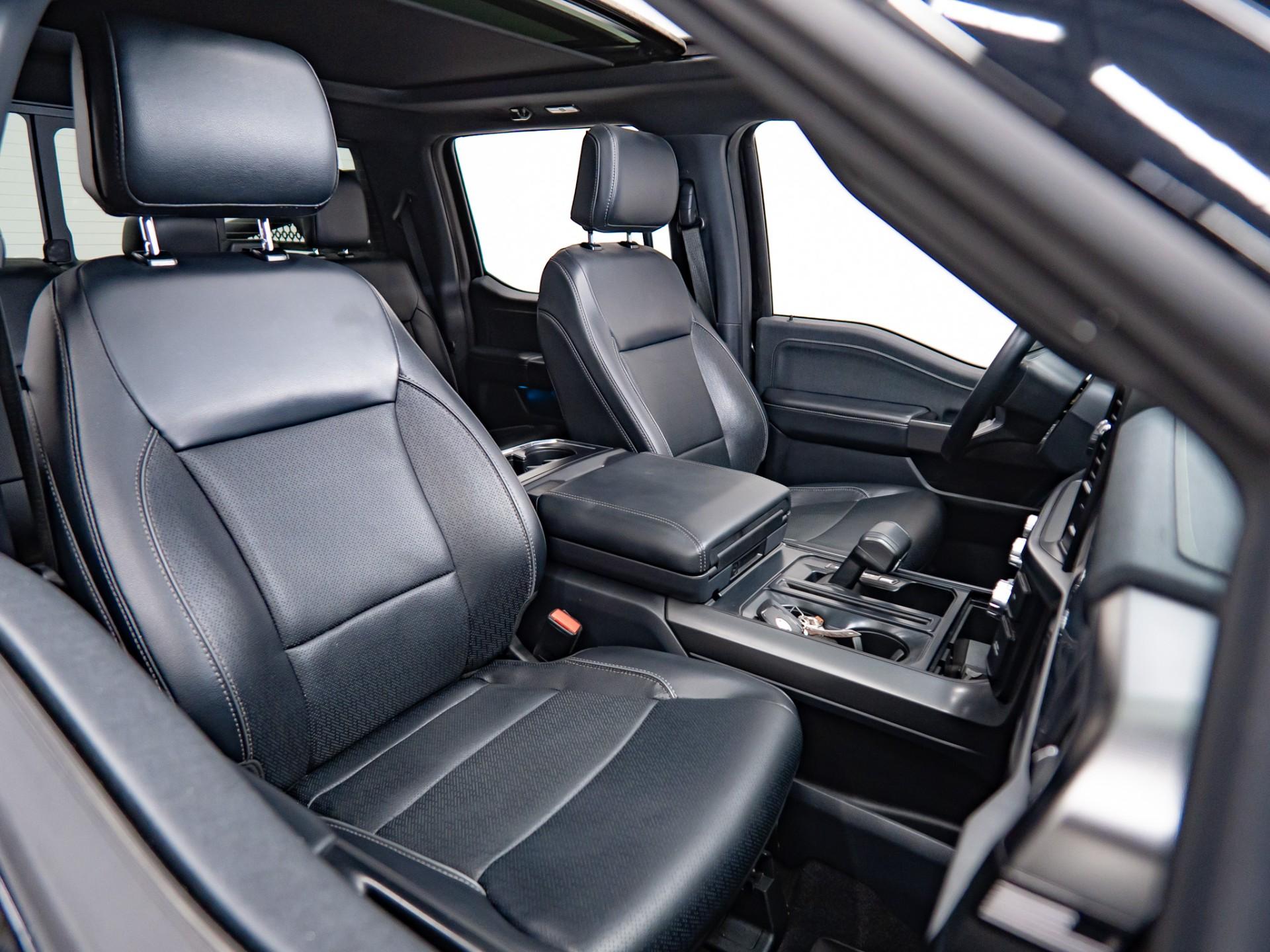 2024 FORD F-150 4X4 LARIAT in Agate Black Metallic, photo 22 of 60